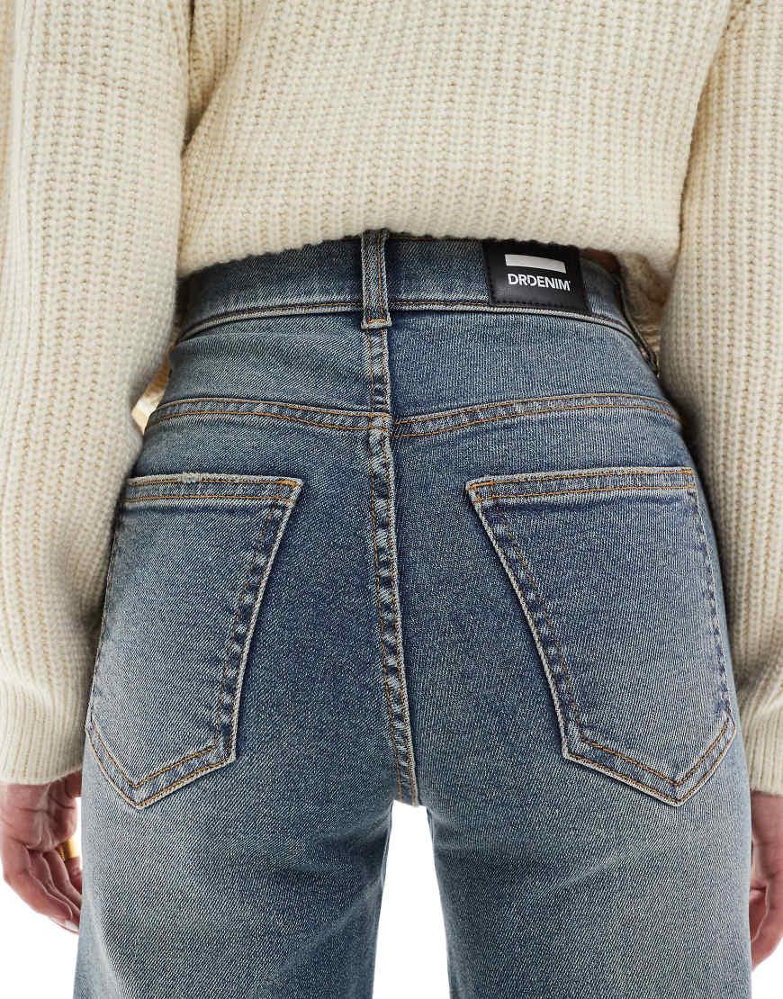 Dr Denim Petite Moxy Straight Leg Jeans in Blue Lyst UK