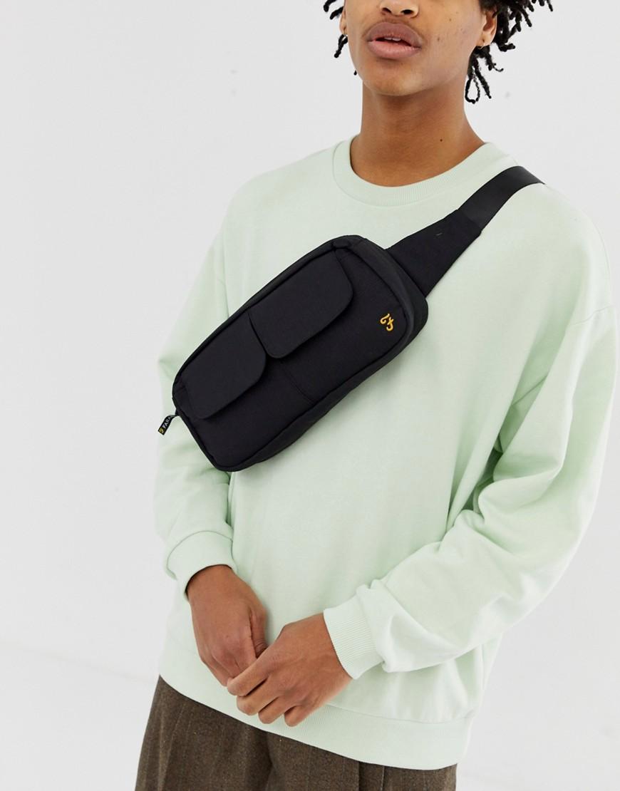 farah nylon backpack in black