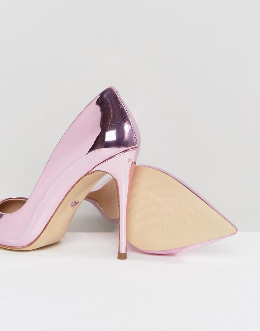 ALDO Stessy Rose Gold Point Pumps in 