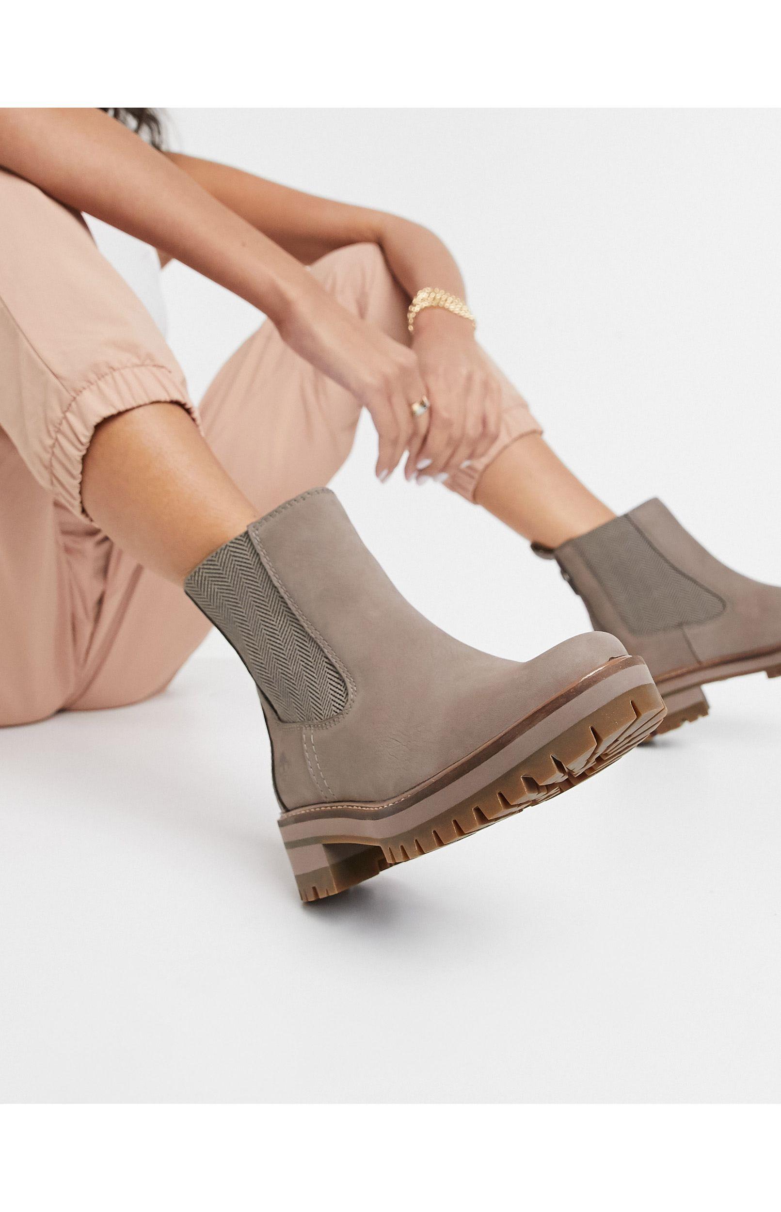 Timberland Courmayeur Valley YBoot Taupe - Consegna gratuita | Spartoo.it !  - Scarpe Stivaletti Donna 168,00 €