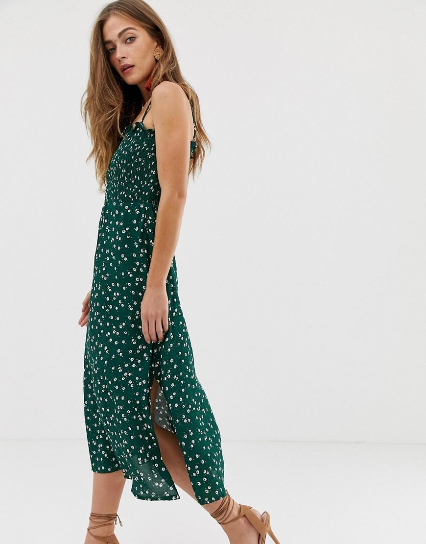 faithfull the brand solange midi dress