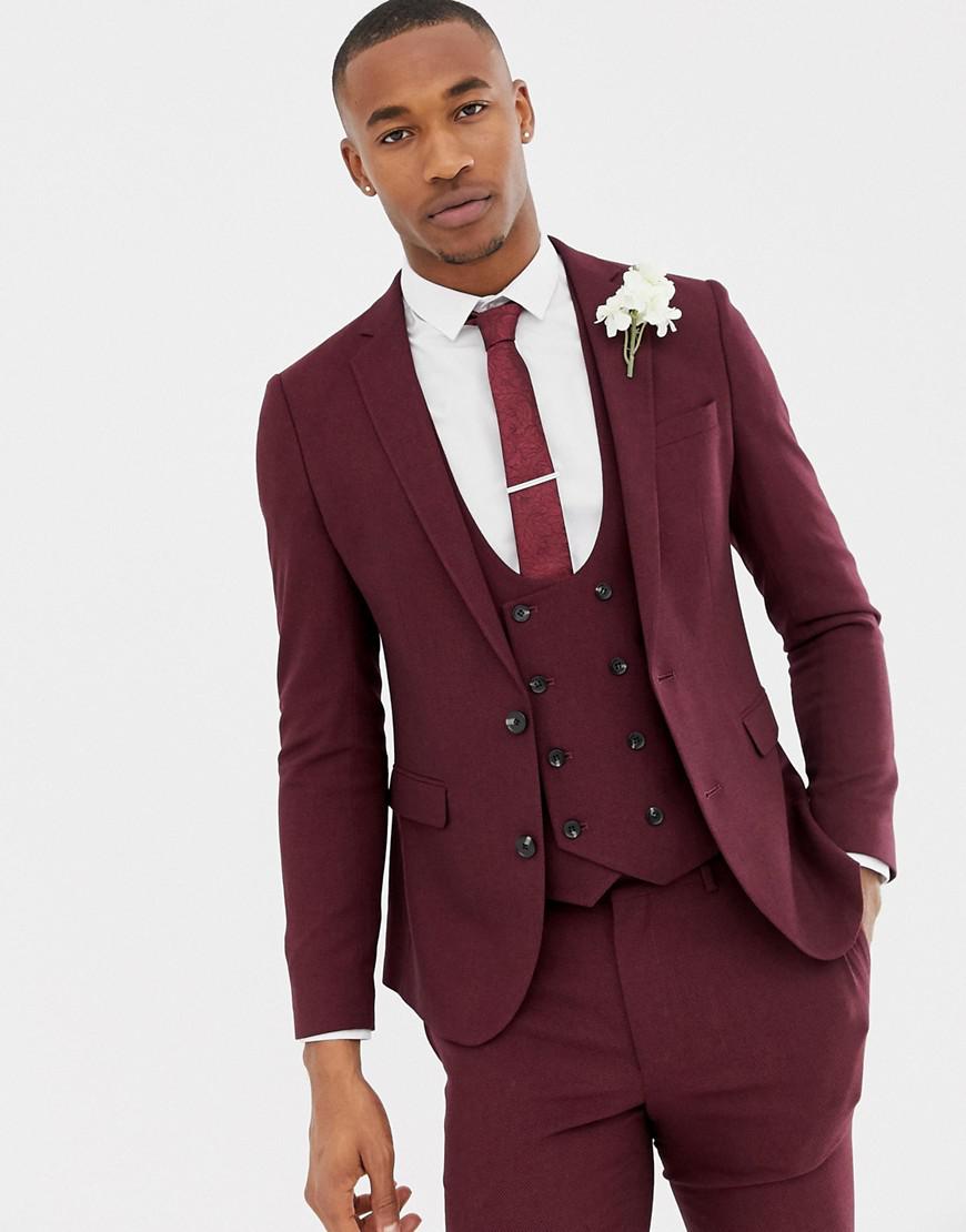 asos mauve suit