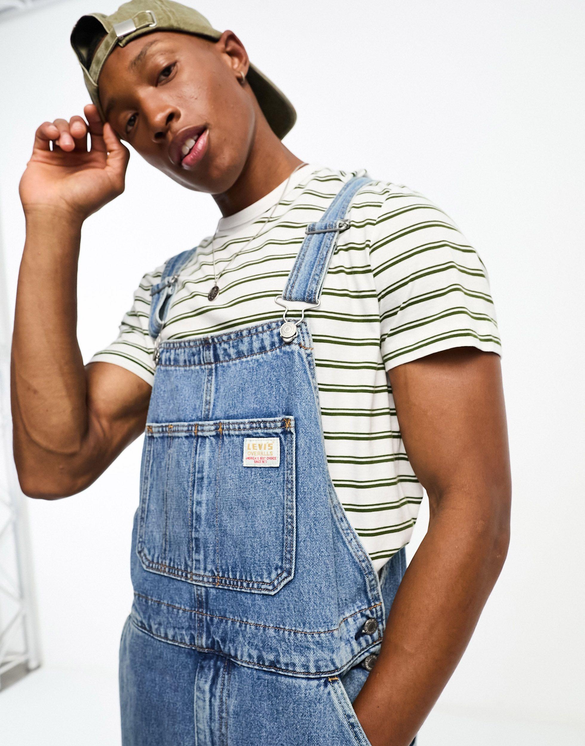 Denim overalls store mens levis