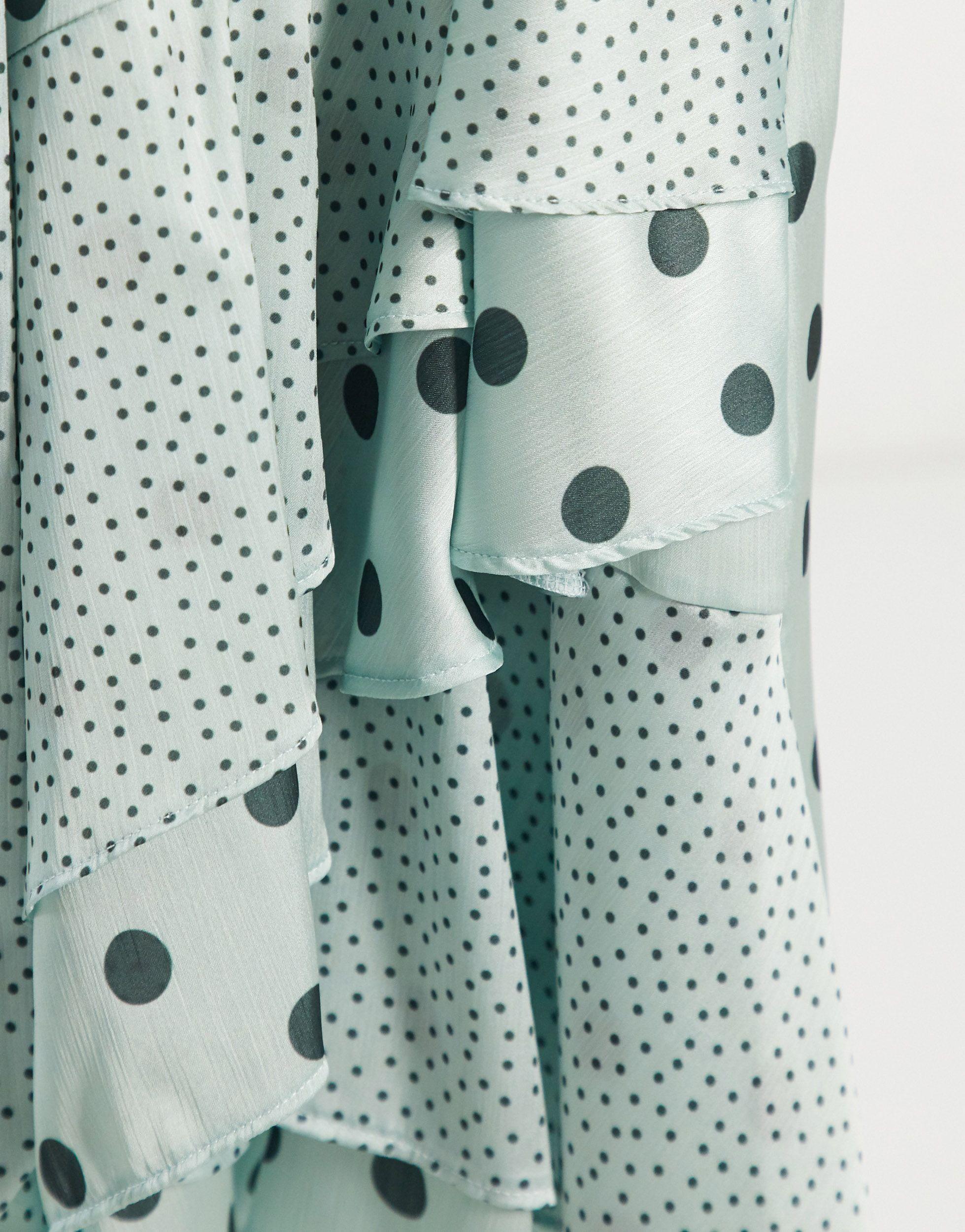Lipsy polka clearance dot tie dress