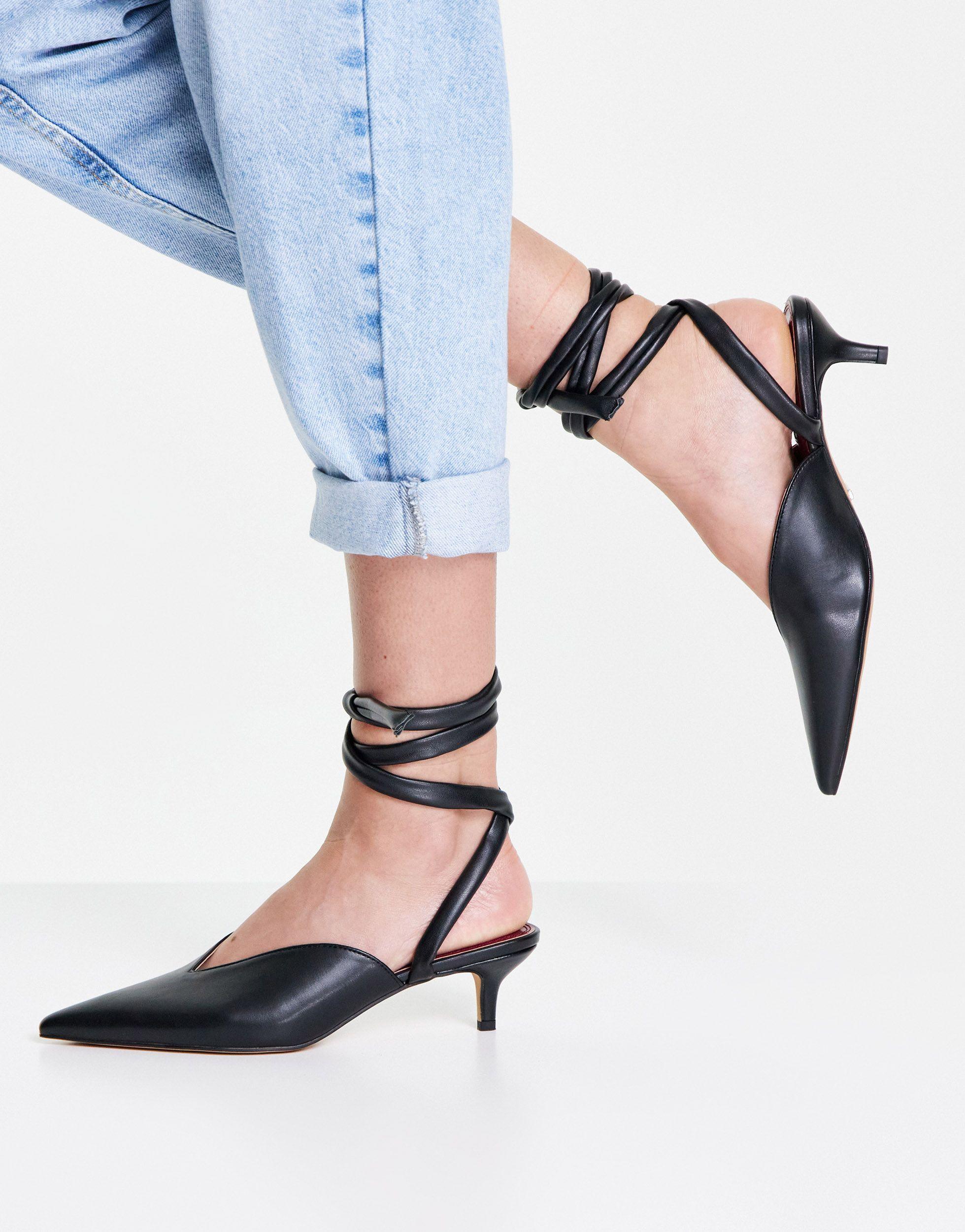 Zapatos s atados en el tobillo fiona TOPSHOP de color Negro | Lyst