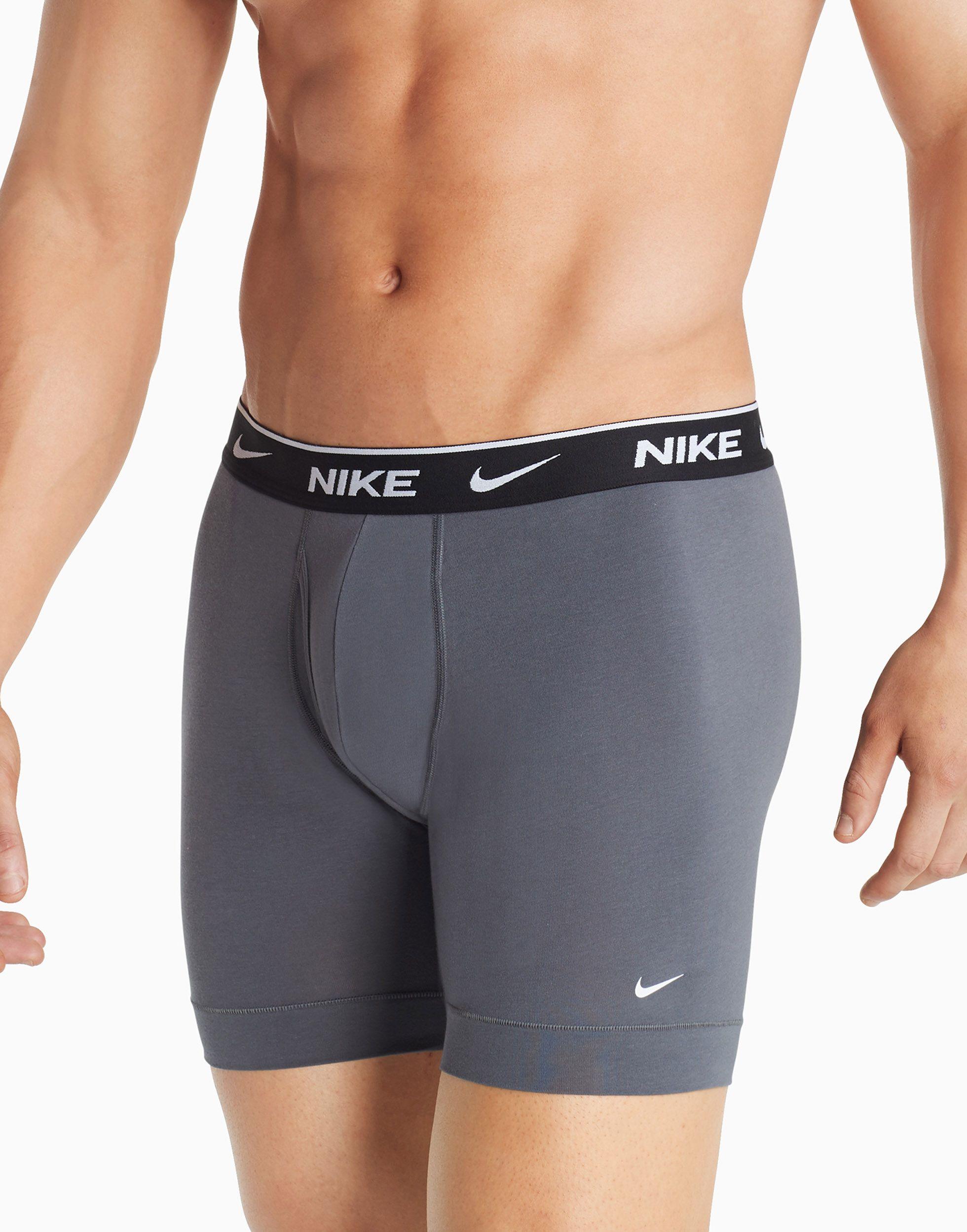 Nike Cotton Stretch 3-pack Boxer Briefs in Blue for Men - Lyst