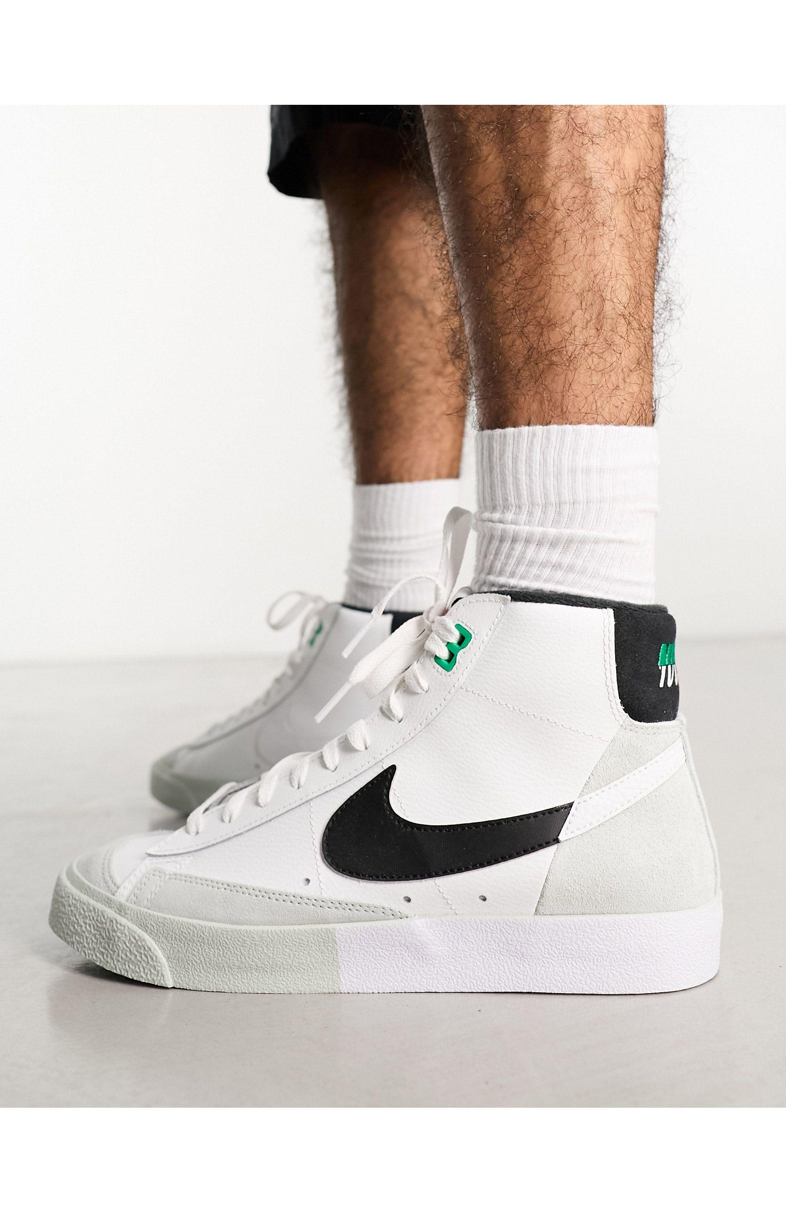 Nike Blazer Mid '77 Remix Sneakers in White for Men | Lyst