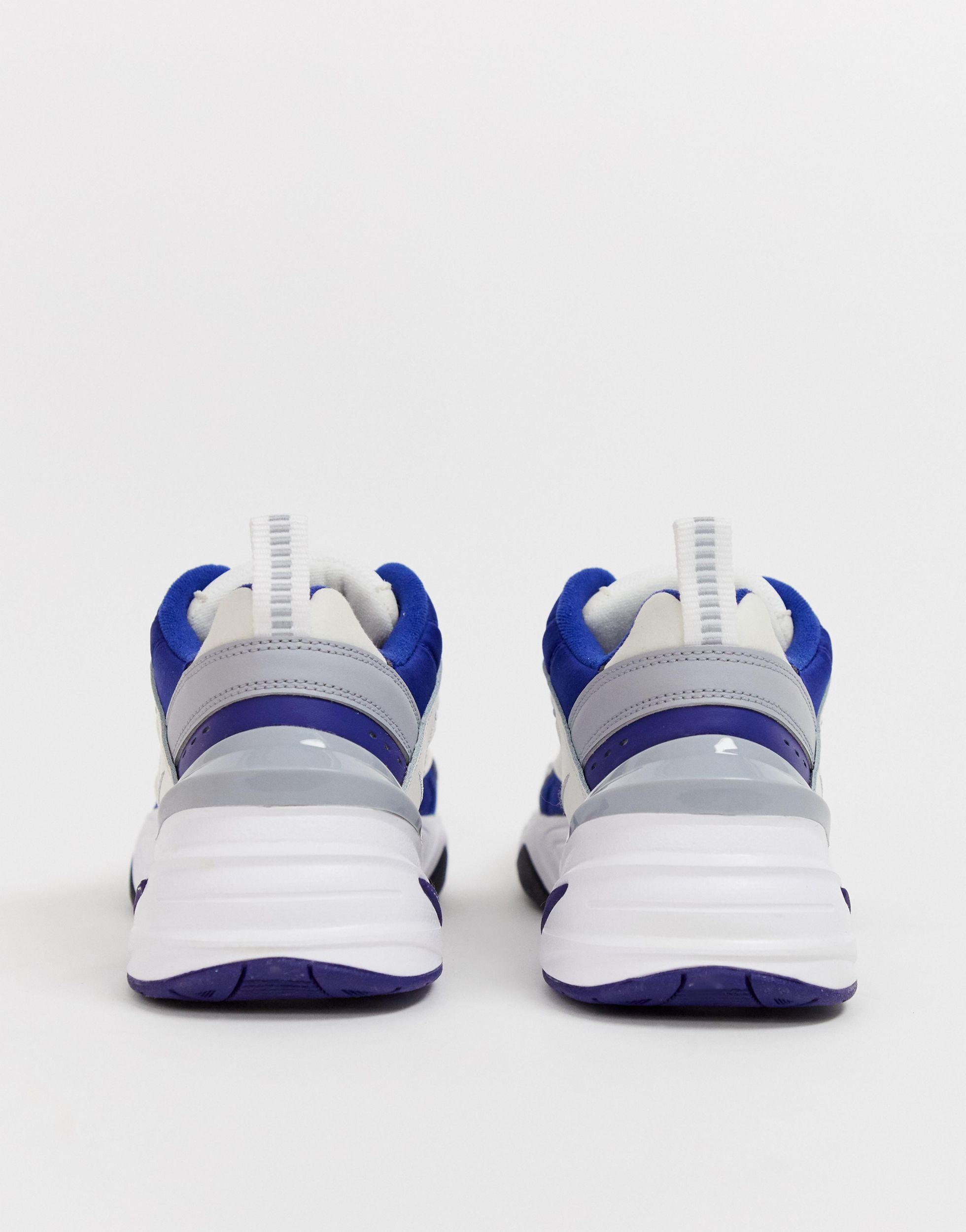Nike Leather M2k Tekno Sneaker in Cream (Blue) for Men | Lyst