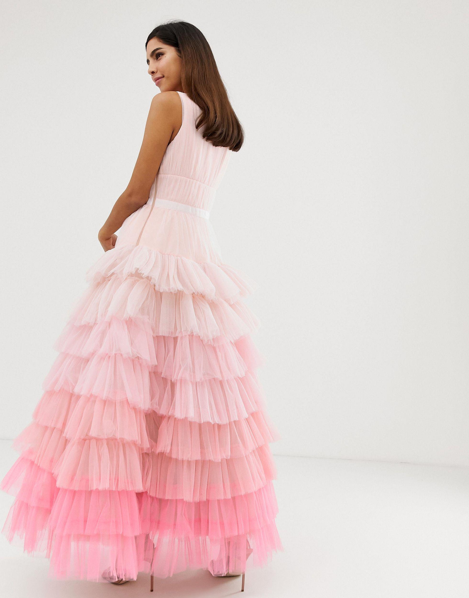 Princess - Robe avec superpositions en tulle effet dégradé Naf Naf en  coloris Rose | Lyst