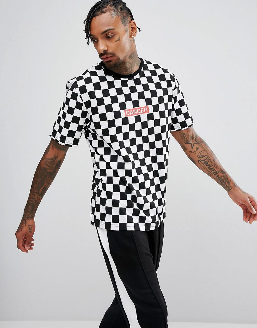 mens checkerboard shirt