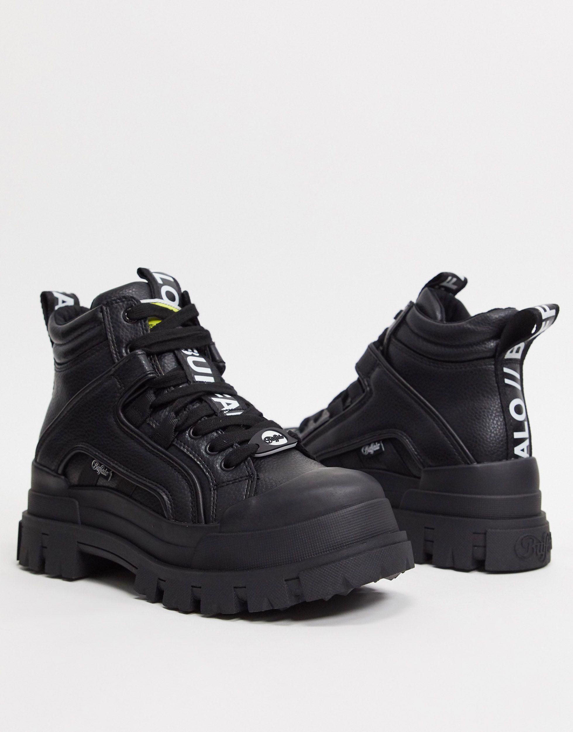 Buffalo ankle 2025 boots black