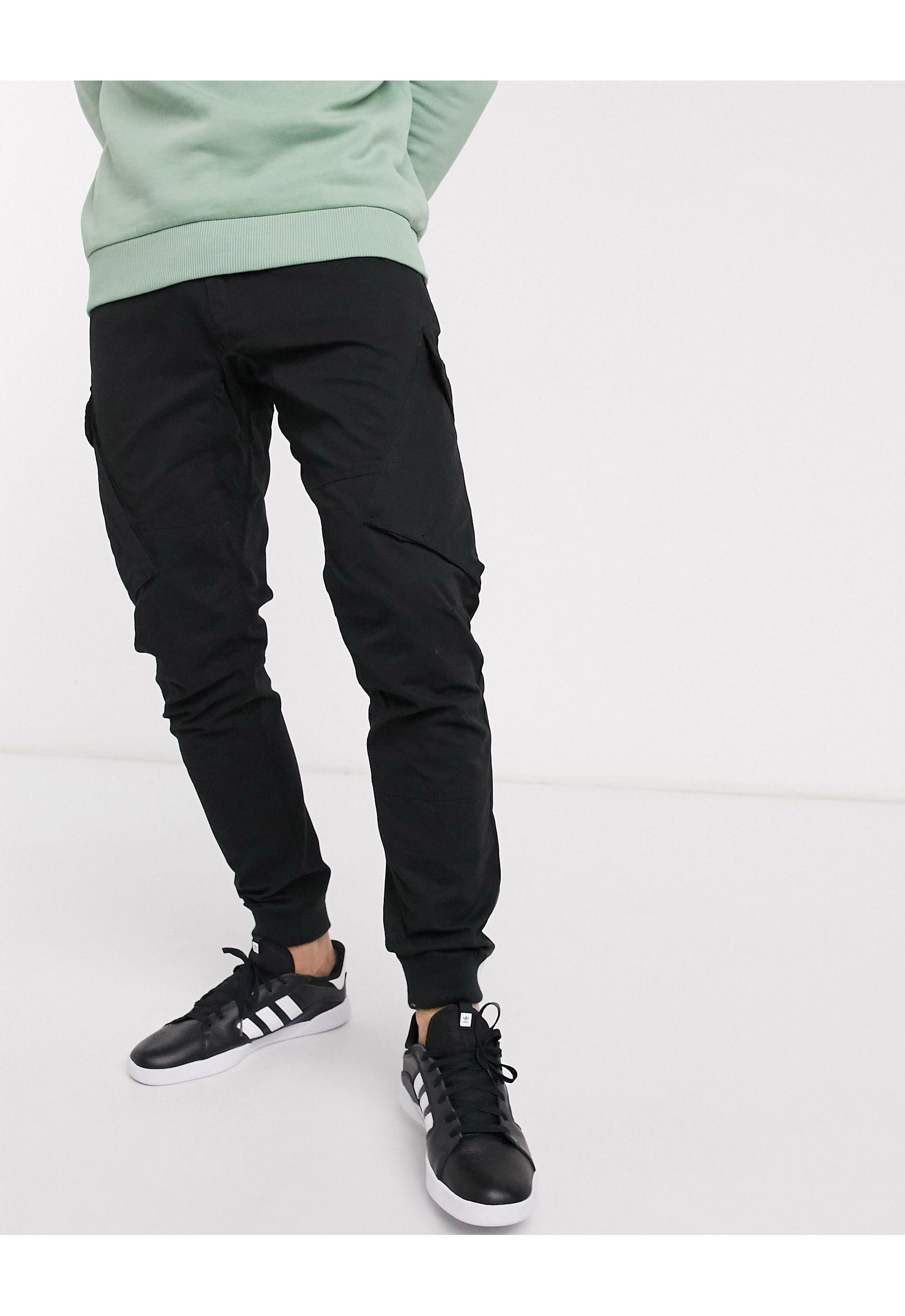 river island black cargo pants