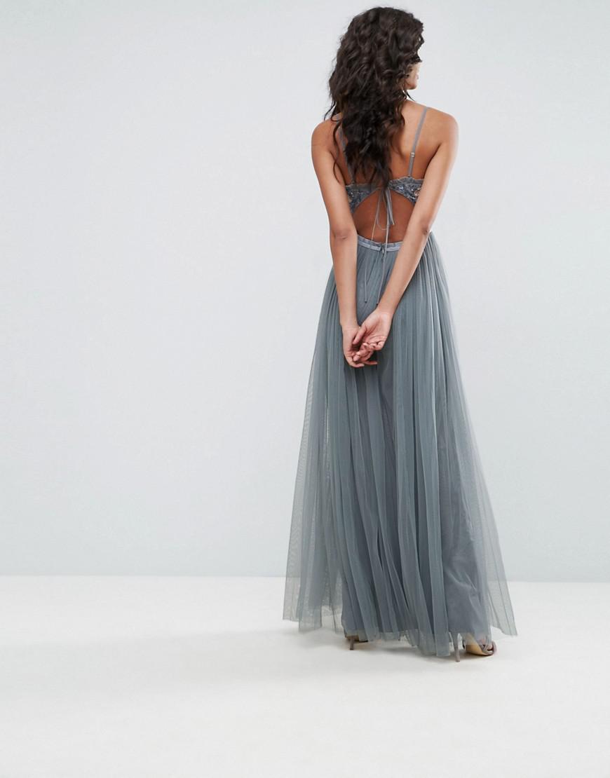 Needle and thread whisper dress top