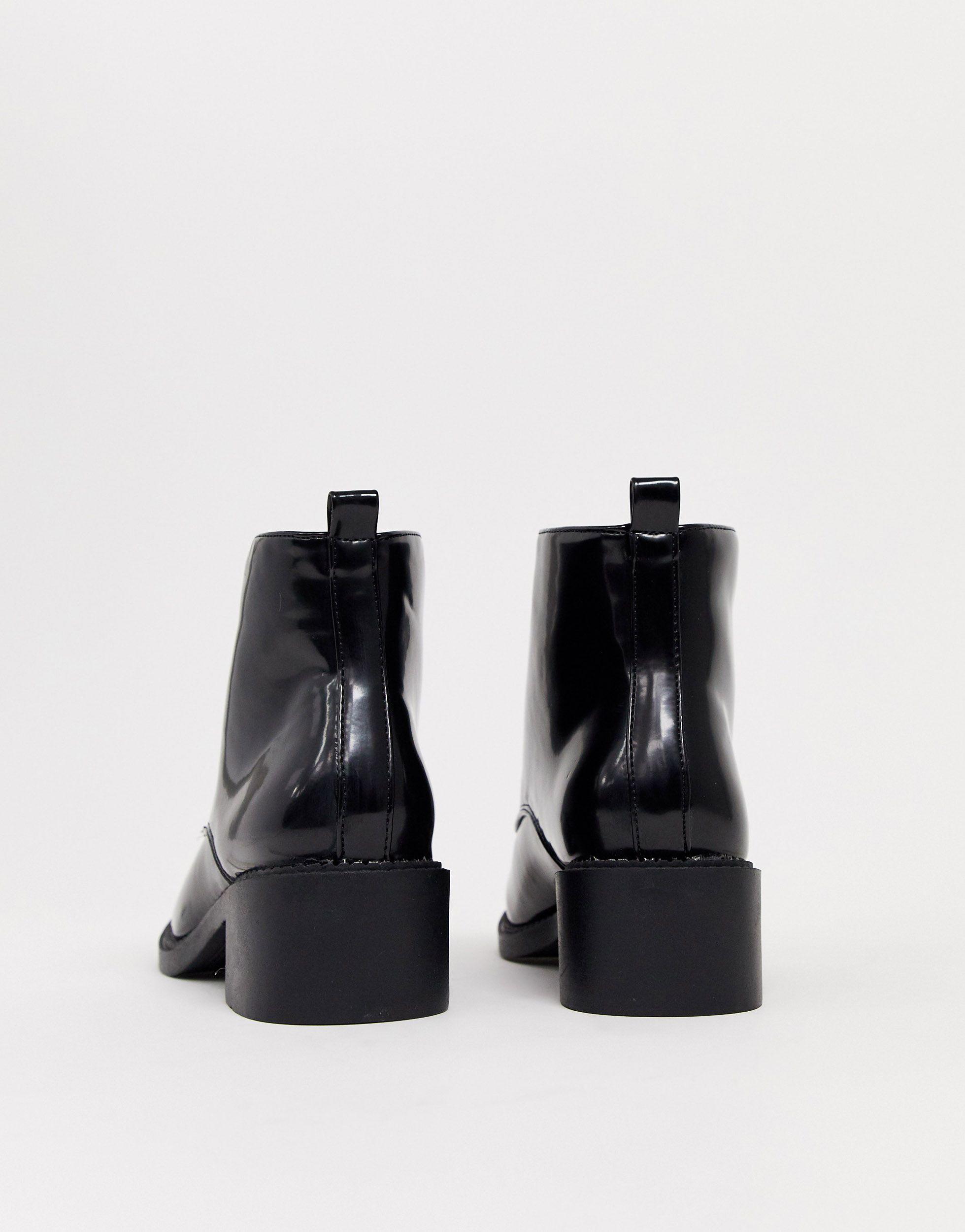 bottines noires fermeture eclair devant