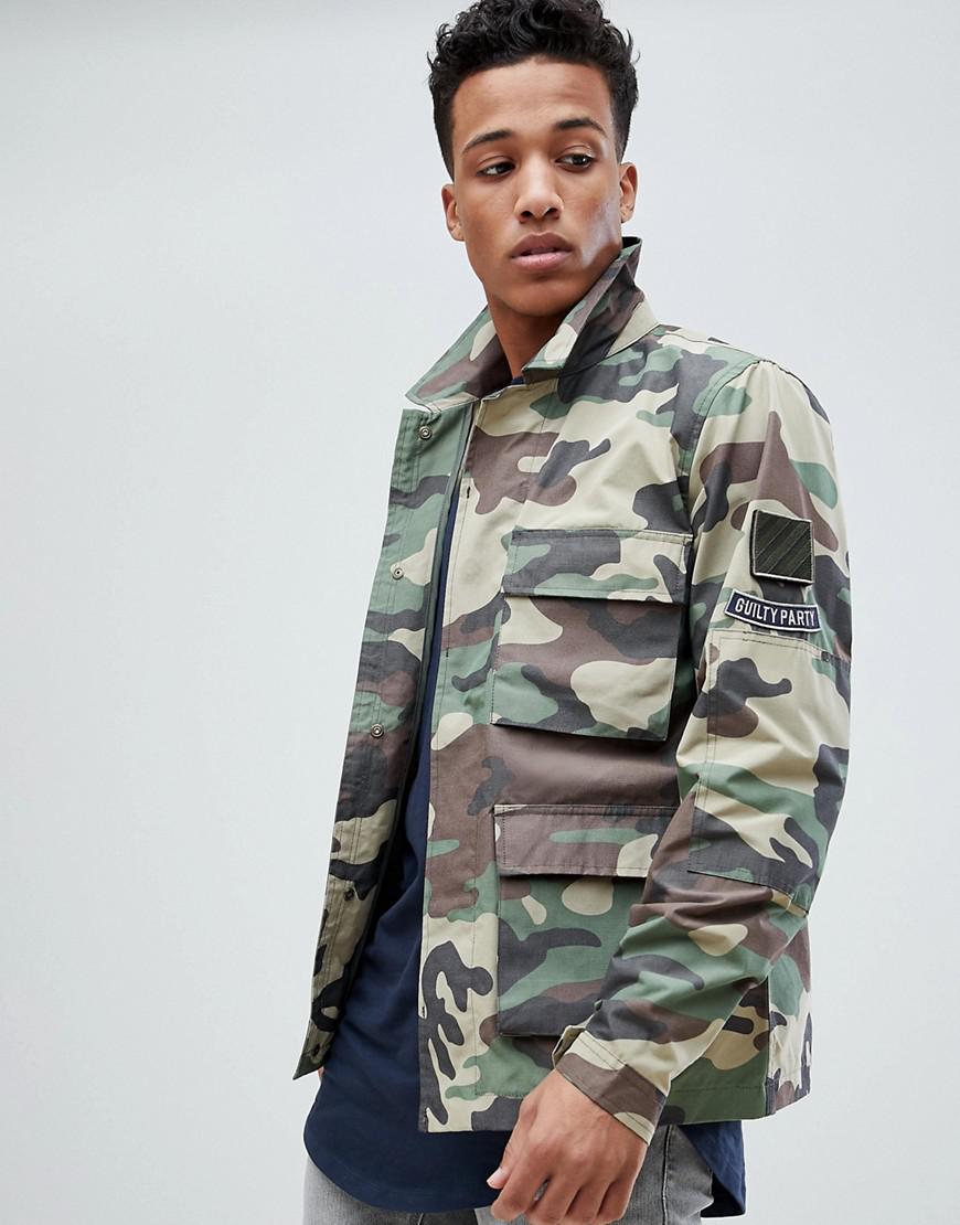 jack and jones camouflage hoodie