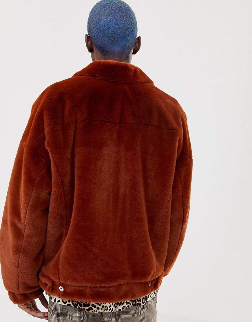 faux fur western jacket