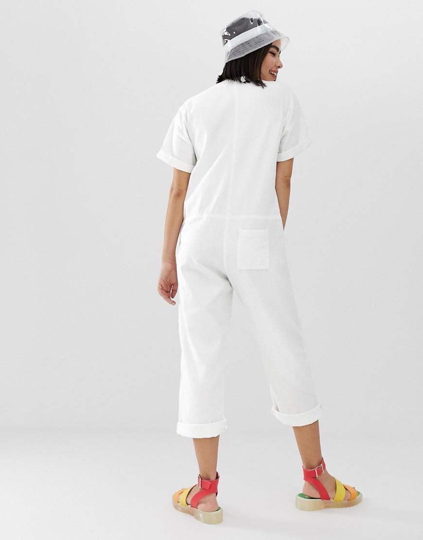 monki denim boiler suit