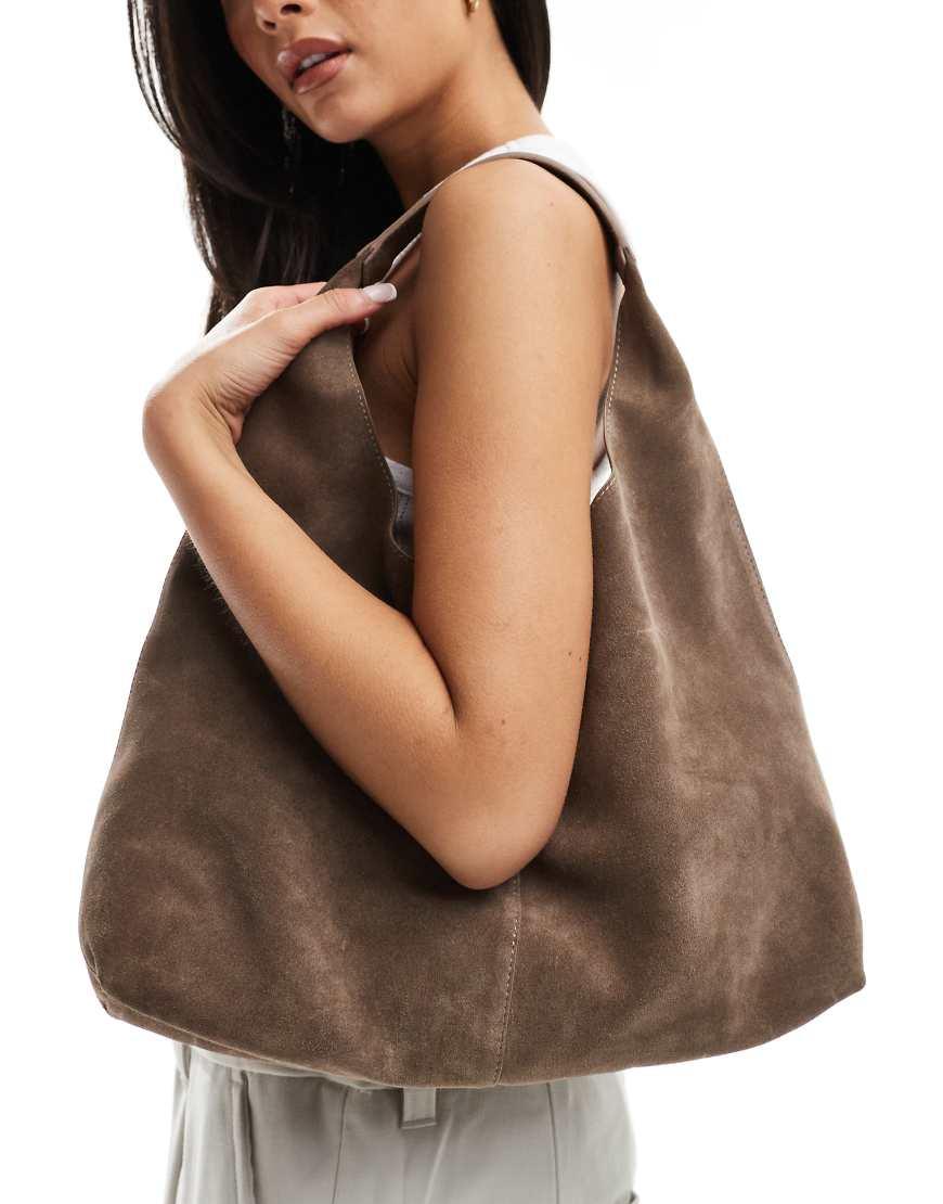 Leather suede bag hotsell