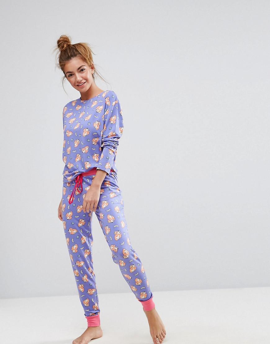 corgi pajamas womens