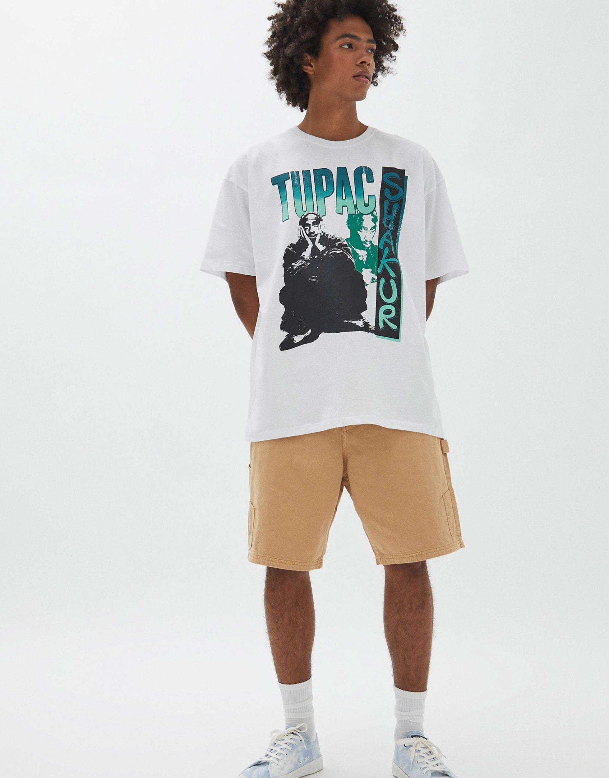 camisa tupac pull and bear