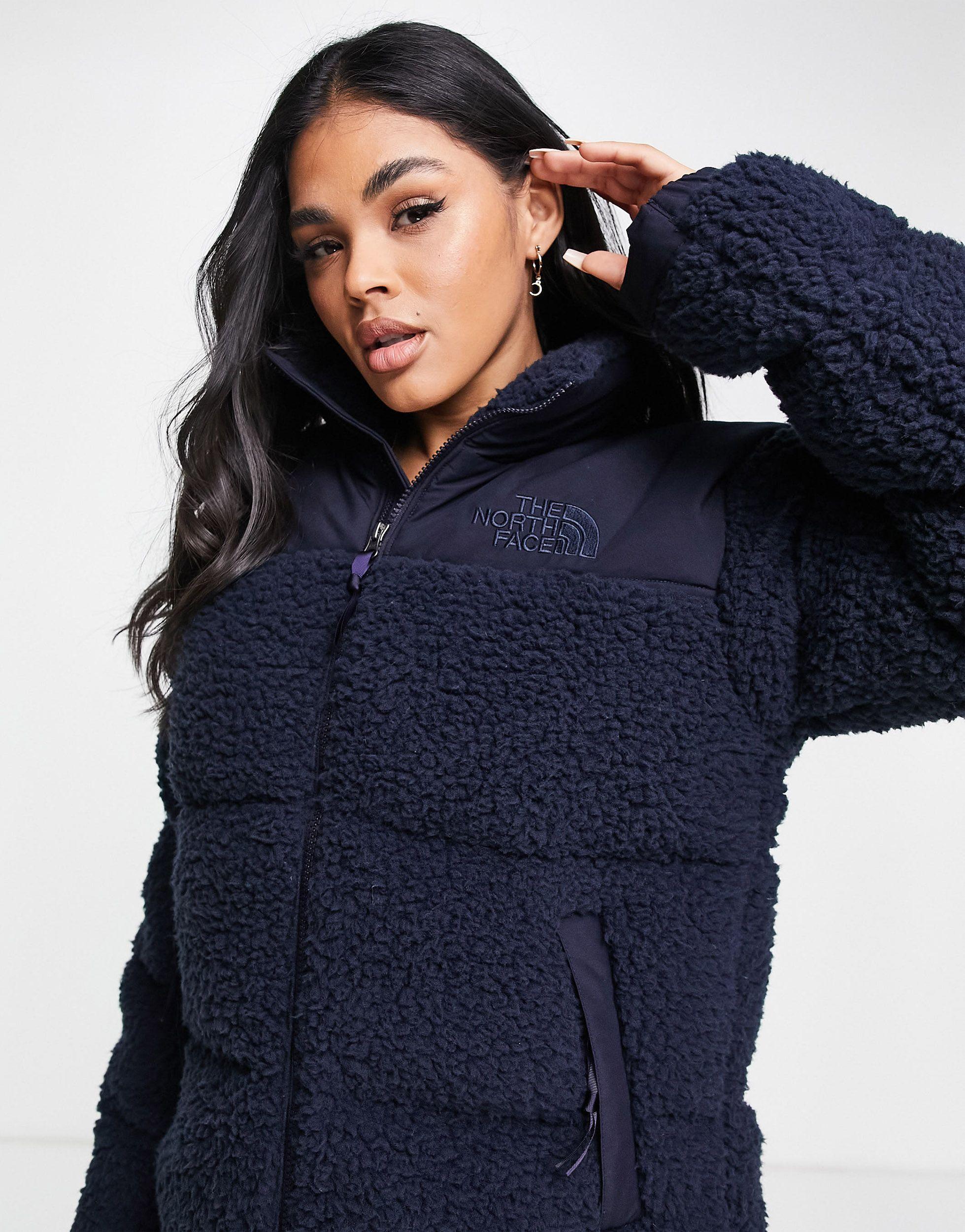 The North Face Novelty Nuptse Jacket in Blue | Lyst UK