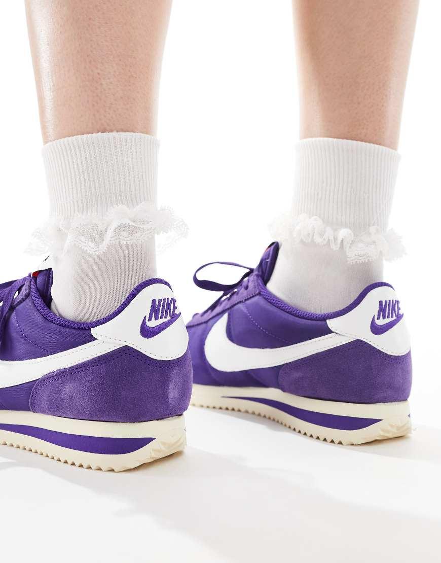 Zapatillas De Deporte Moradas Cortez Txt De Nike de color Azul | Lyst