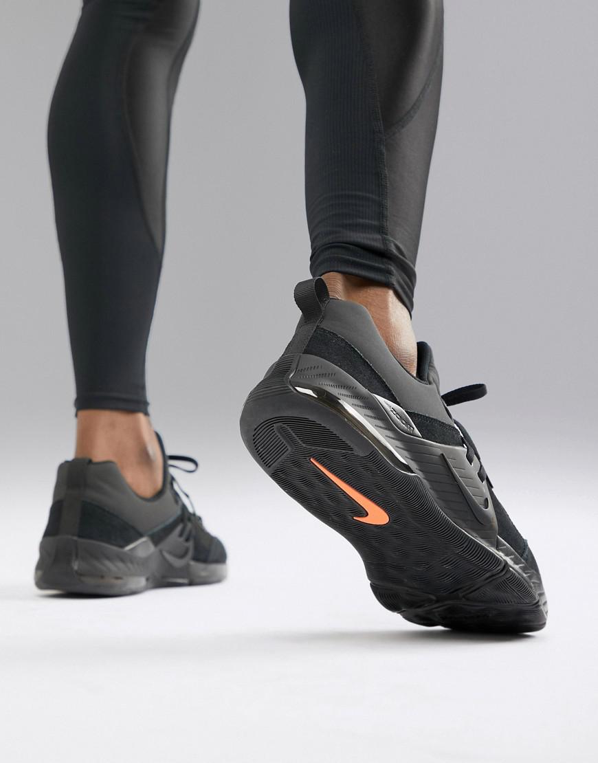 triple black trainers