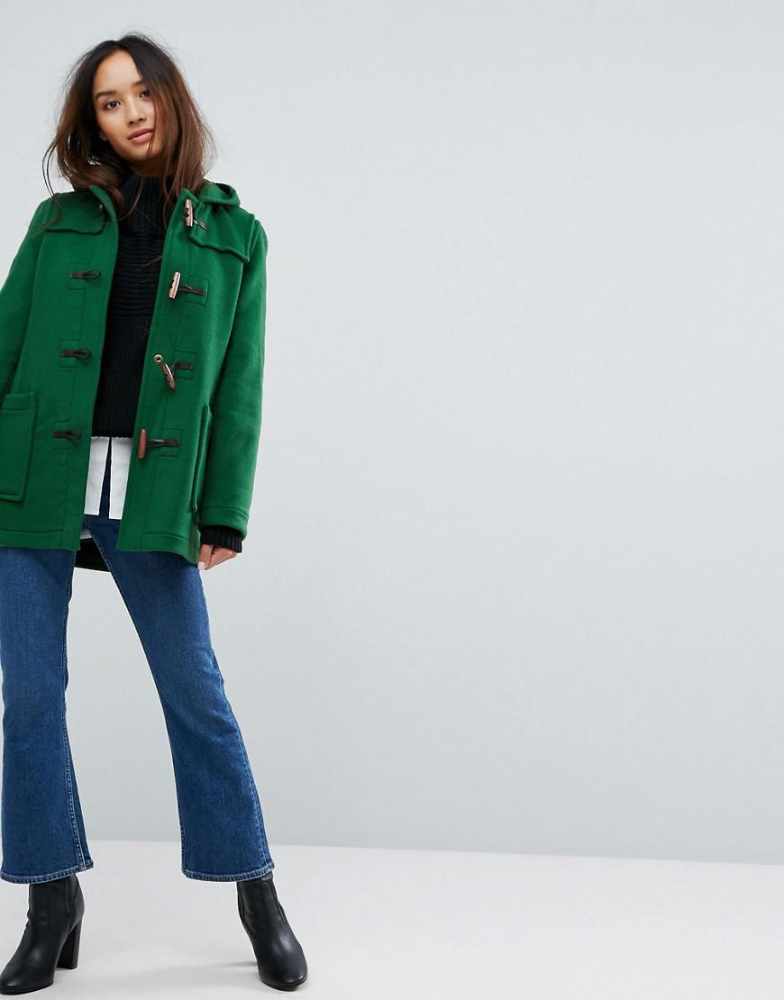Green duffle cheap coat womens