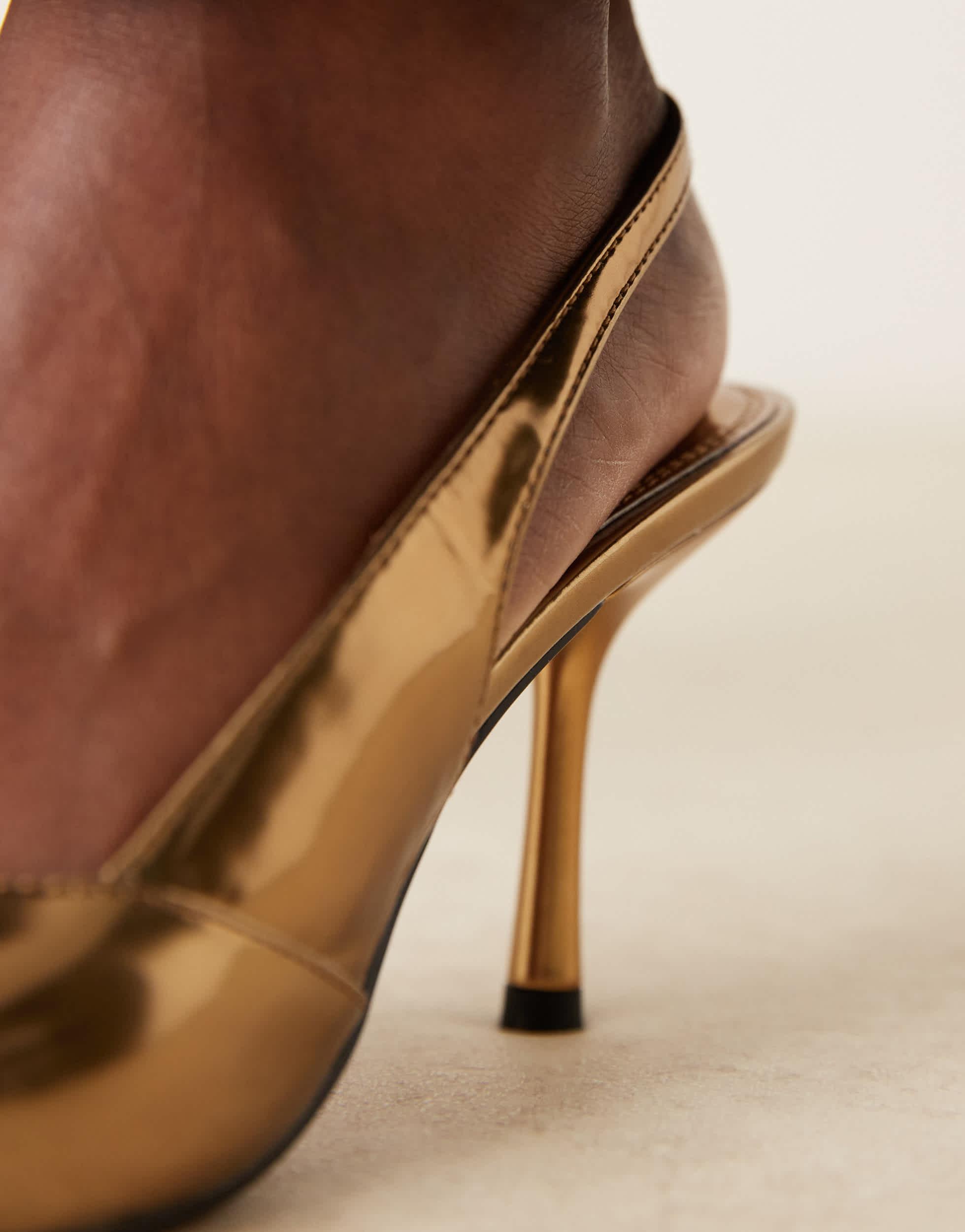 Stiletto Brown Heels Asos High Heeled Wide Fit Studded Heels ASOS