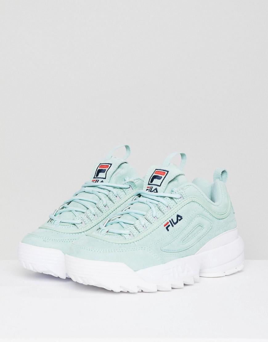 fila disruptor 2 mint green