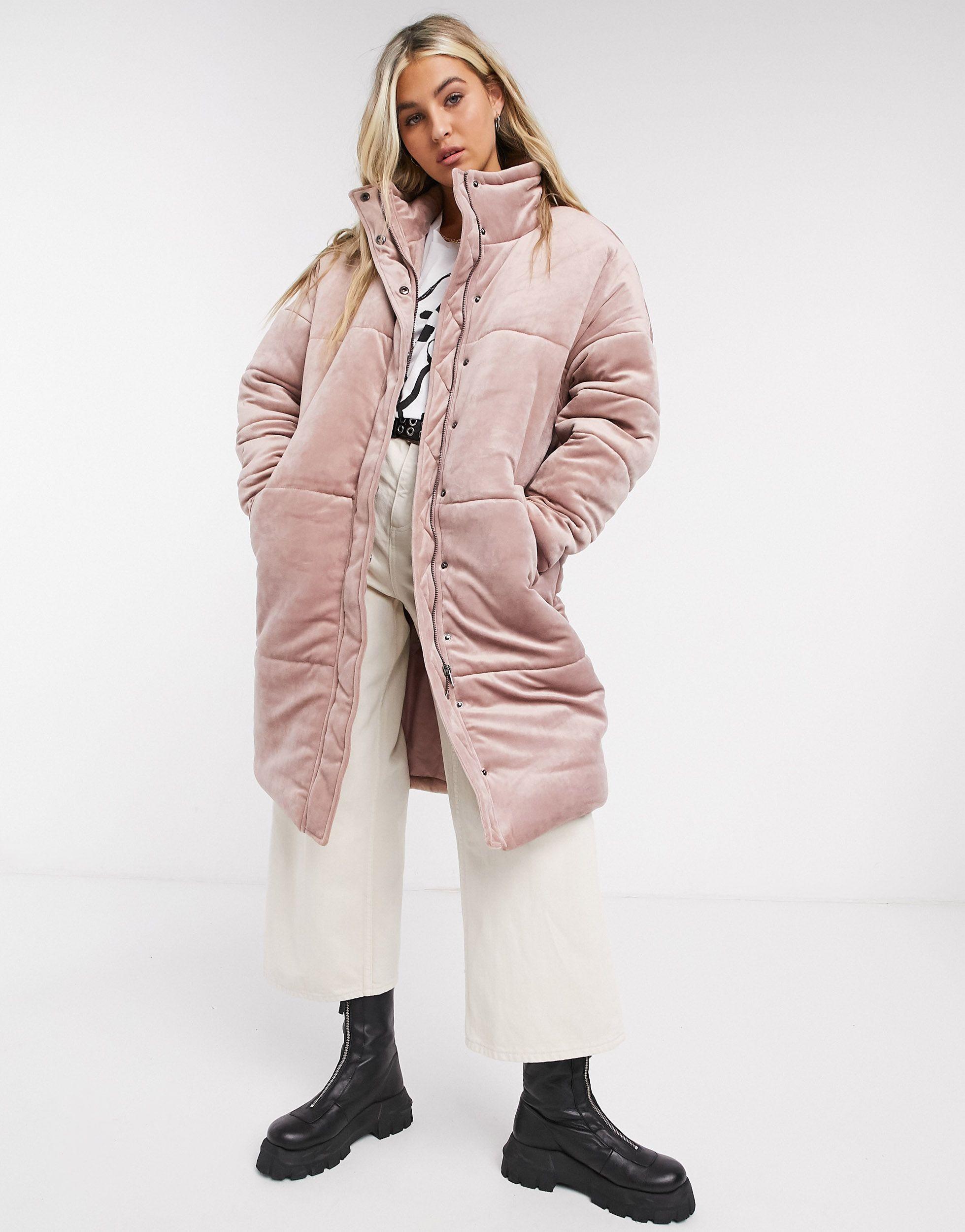 Native Youth Longline Velvet Puffer 