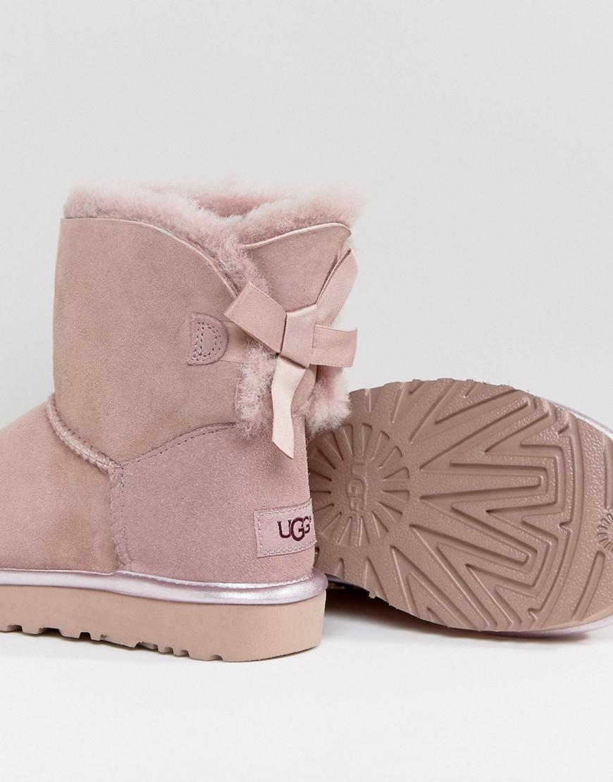 ugg mini bailey bow dusk