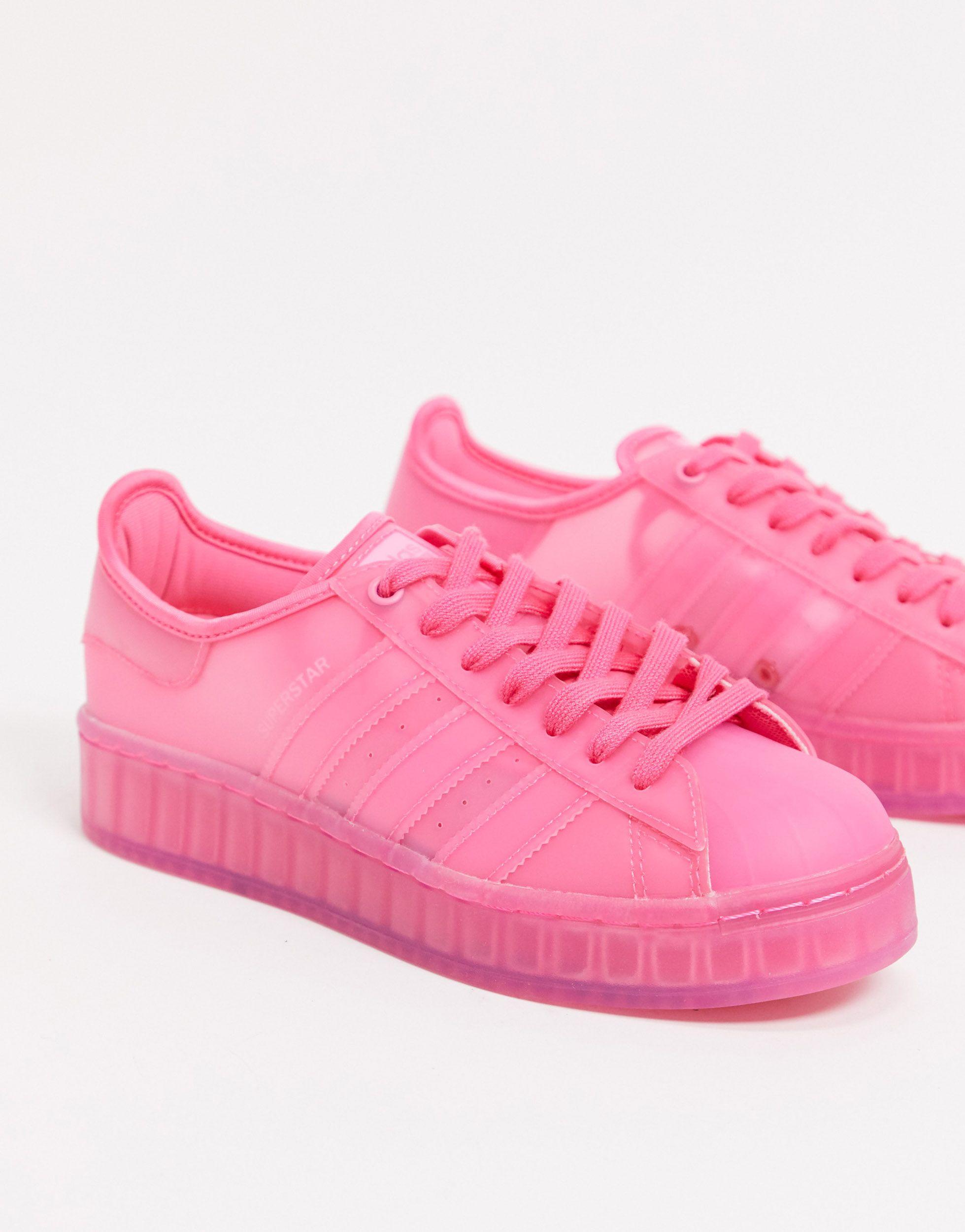 adidas superstar jelly purple