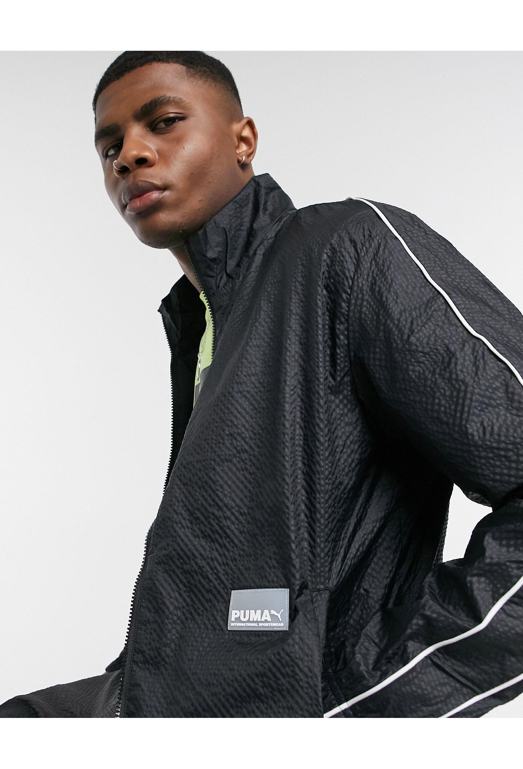 PUMA Avenir Track Top in Black for Men | Lyst