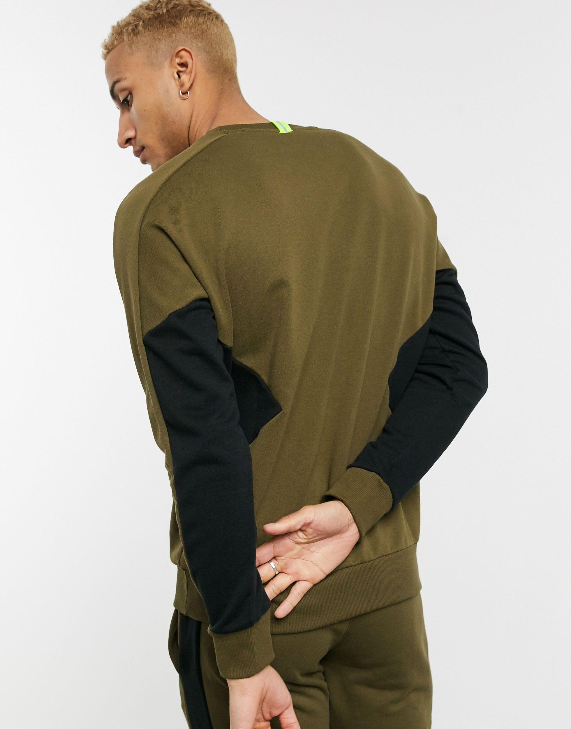 puma khaki sweatshirt