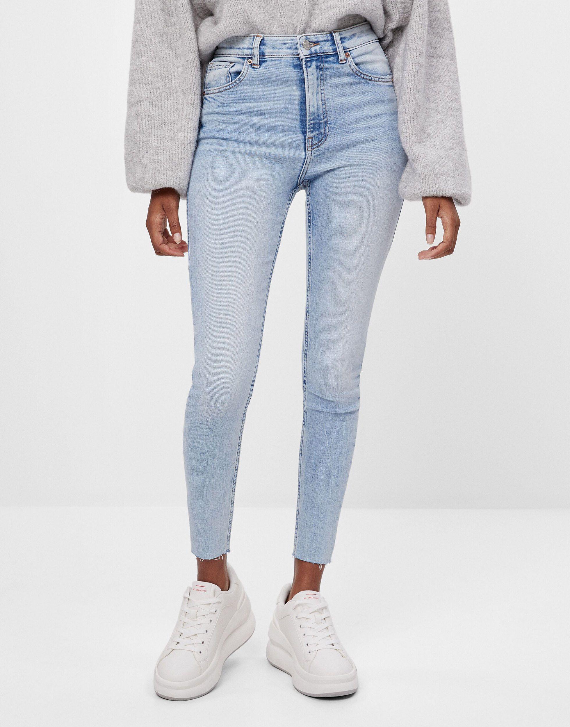 Bershka Denim High Rise Skinny Jean in 