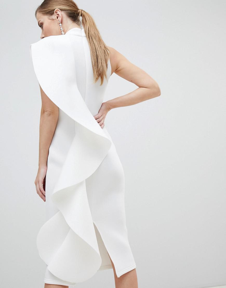 lavish alice white scuba dress