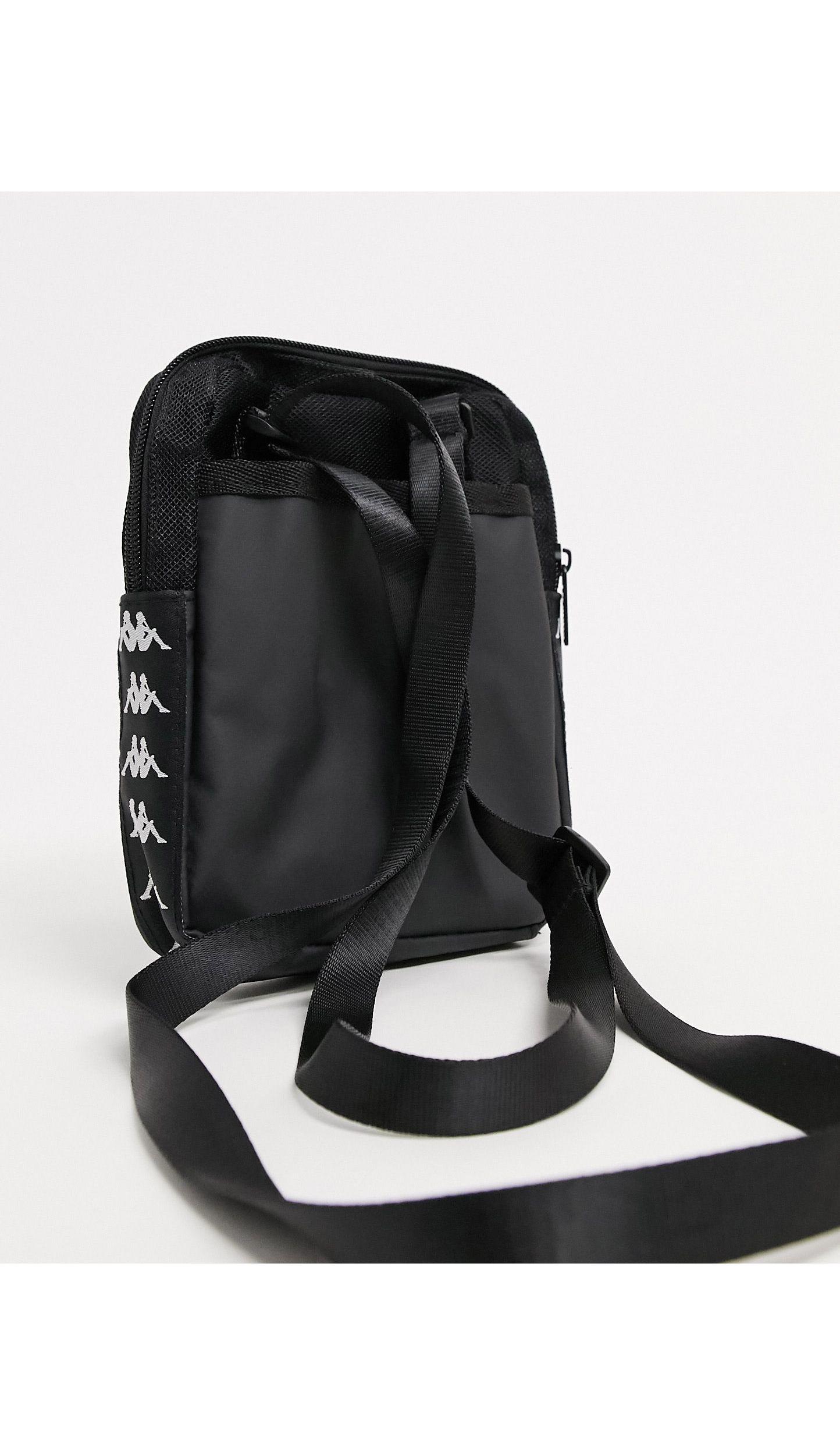kappa black fanny pack