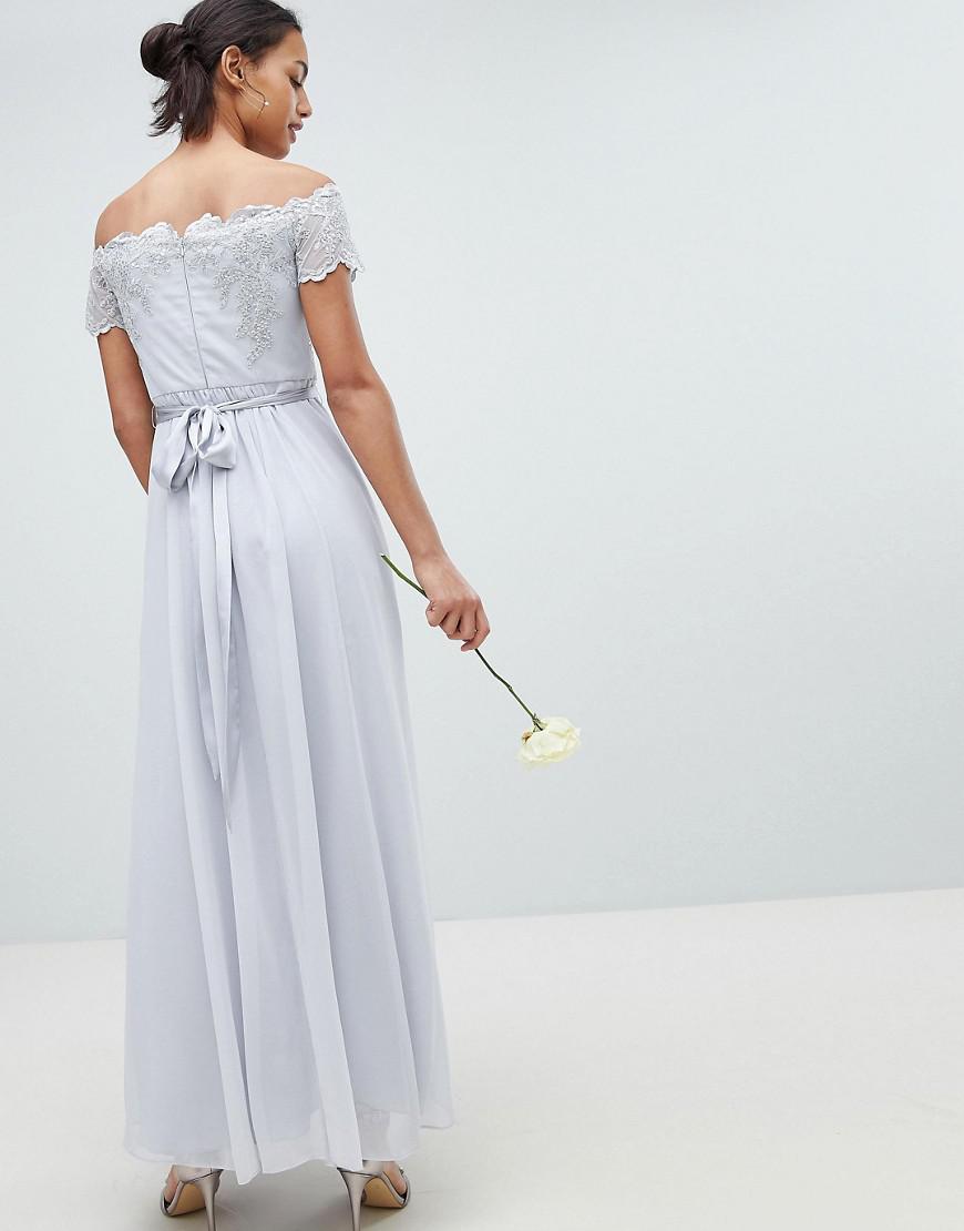 coast madelene dress silver