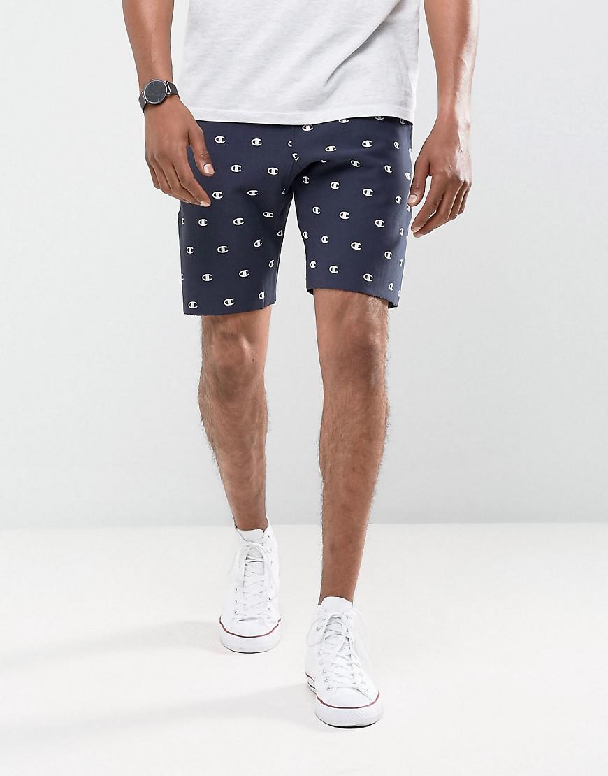 Champion Cotton Shorts With All Over 