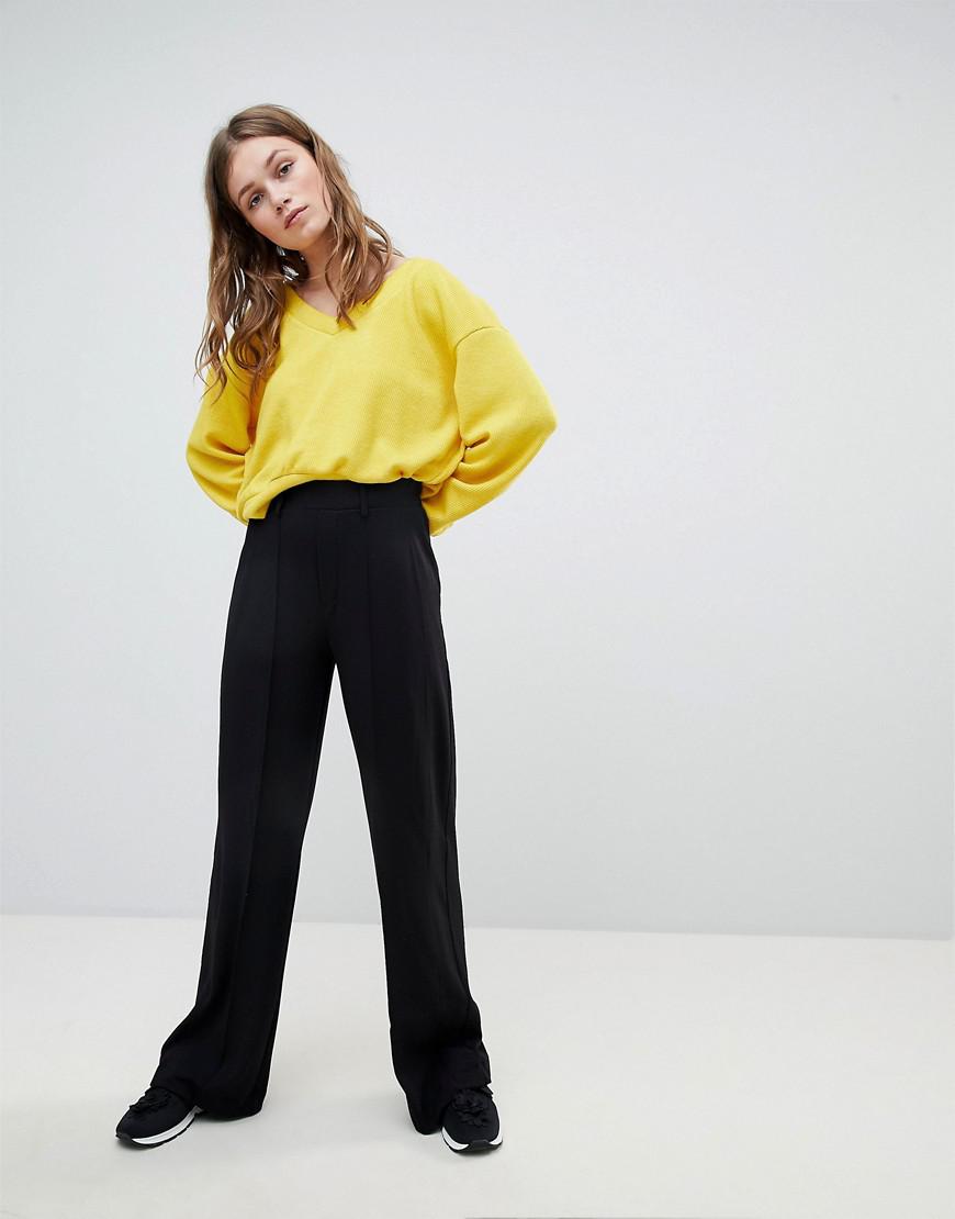 Buy Pantalon Bershka Noir | UP TO 59% OFF