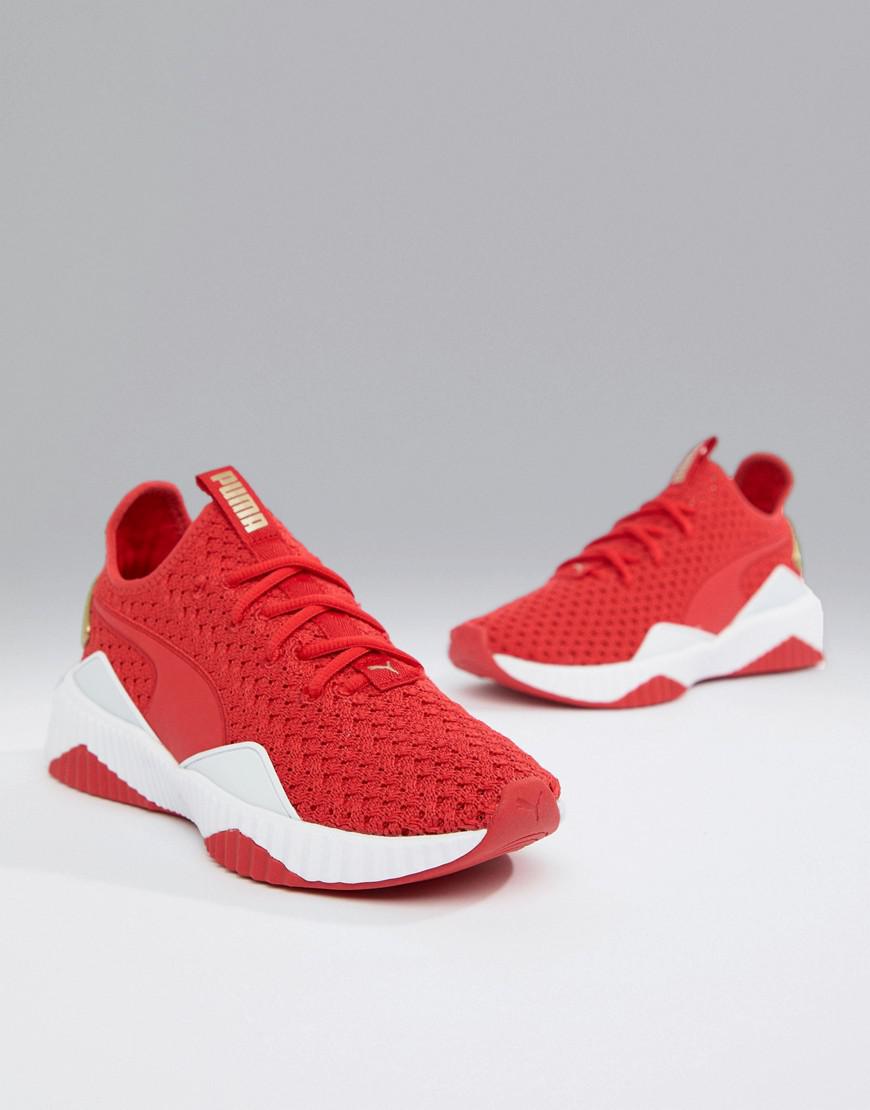 puma defy red