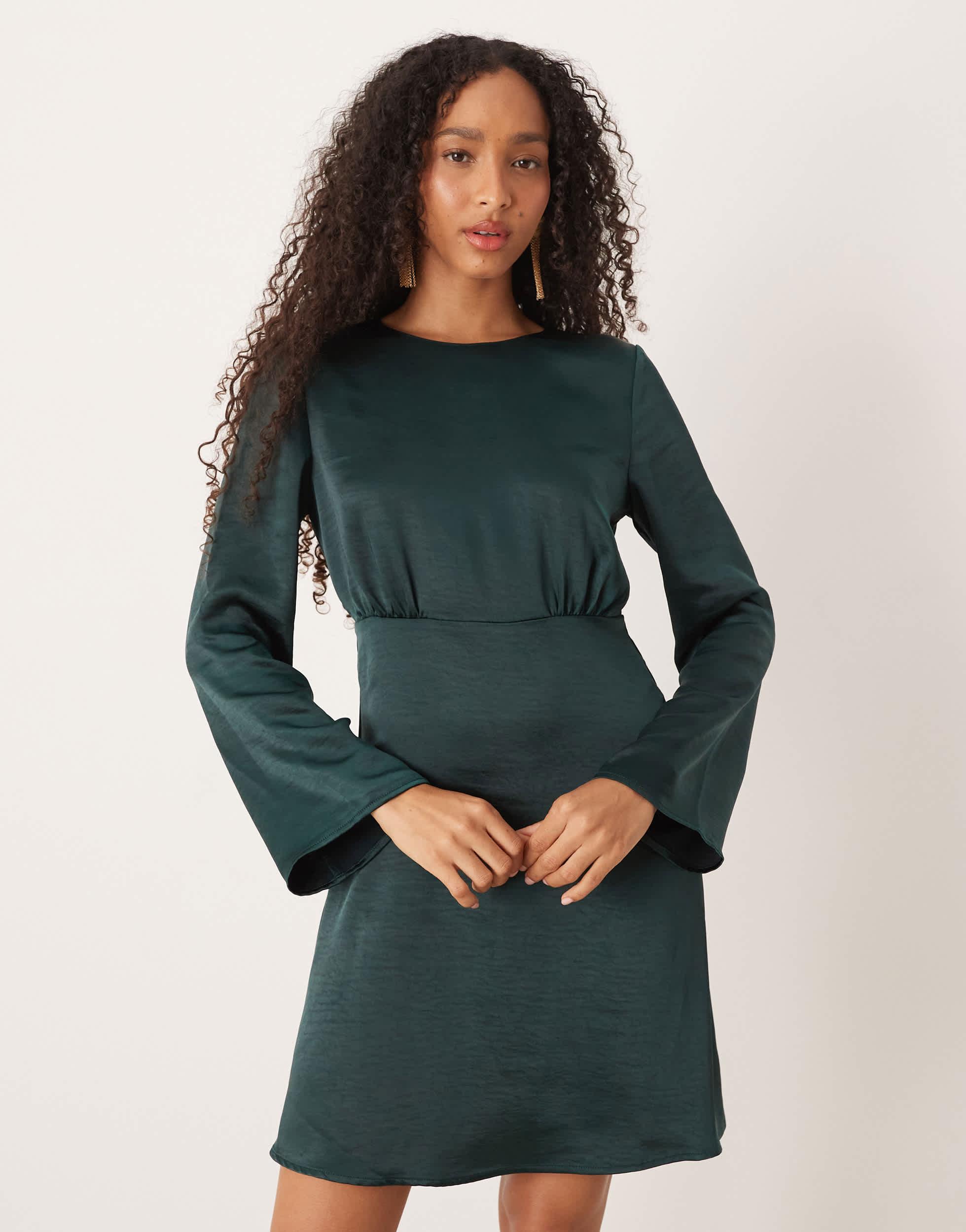 long sleeve maroon maxi dress Elmont Long Sleeve Maxi Dress