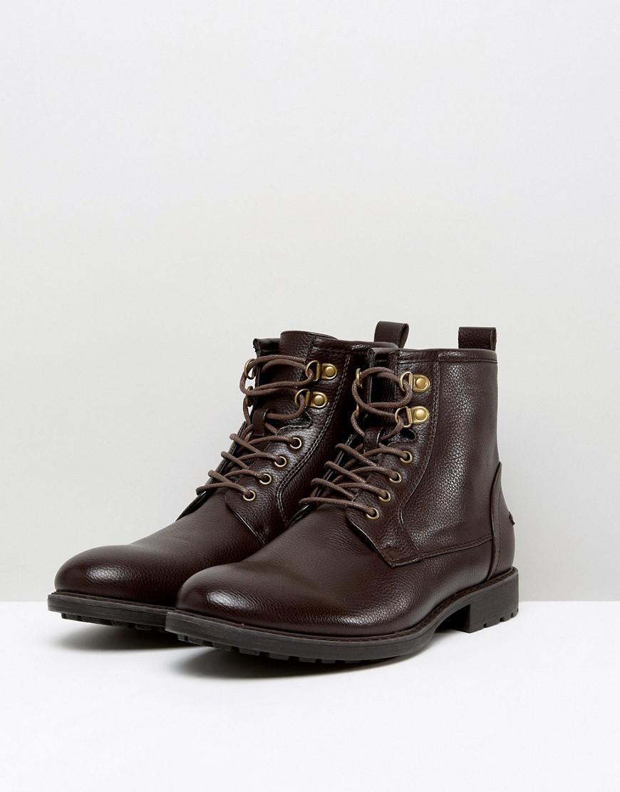 synthetic leather work boots