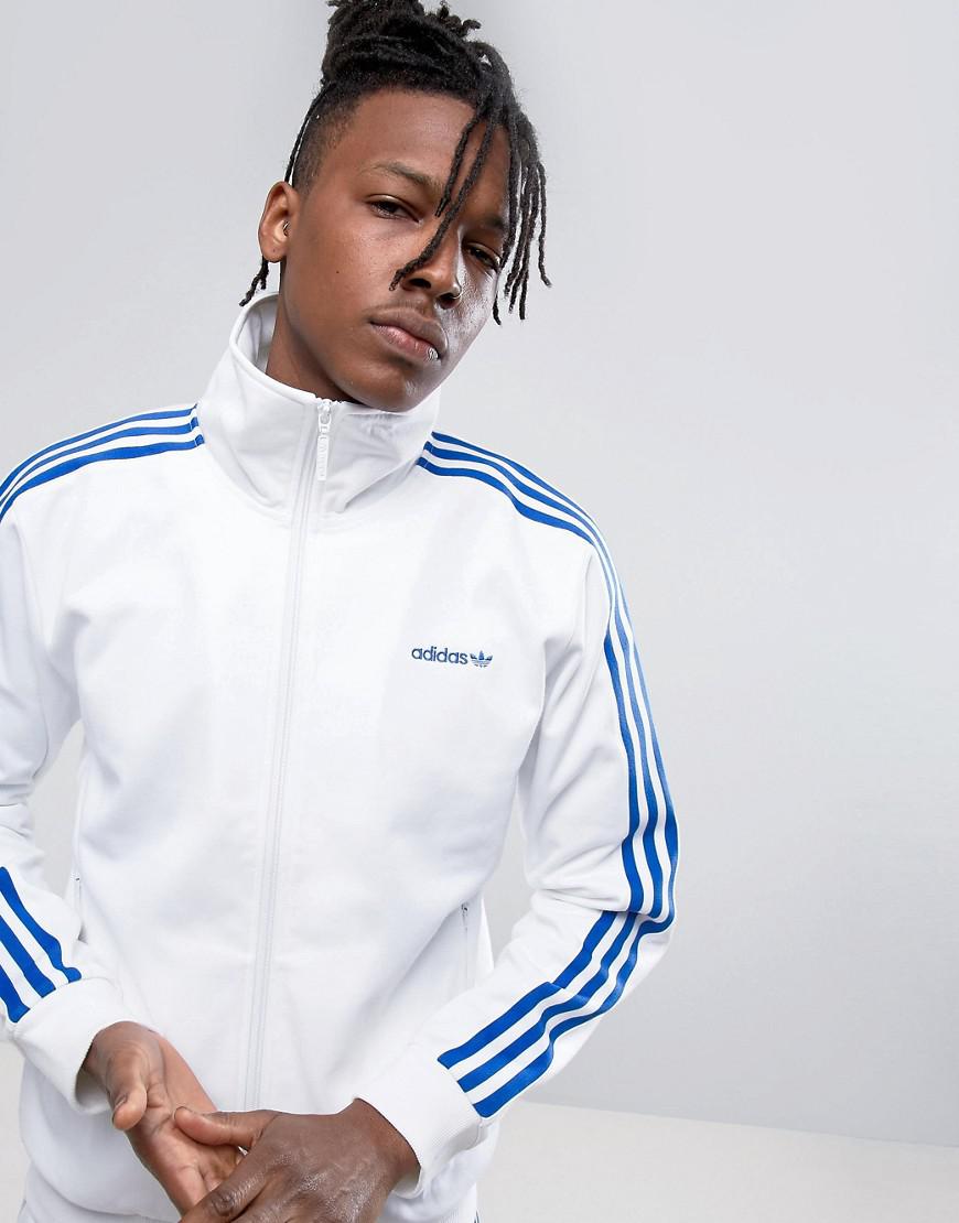 Adidas Originals Cotton Osaka Beckenbauer Jacket In White Cv56 For Men Lyst Adidas Originals Cotton Osaka Beckenbauer Jacket In White Cv56 For Men Lyst