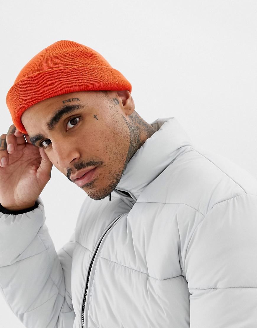 orange fisherman beanie
