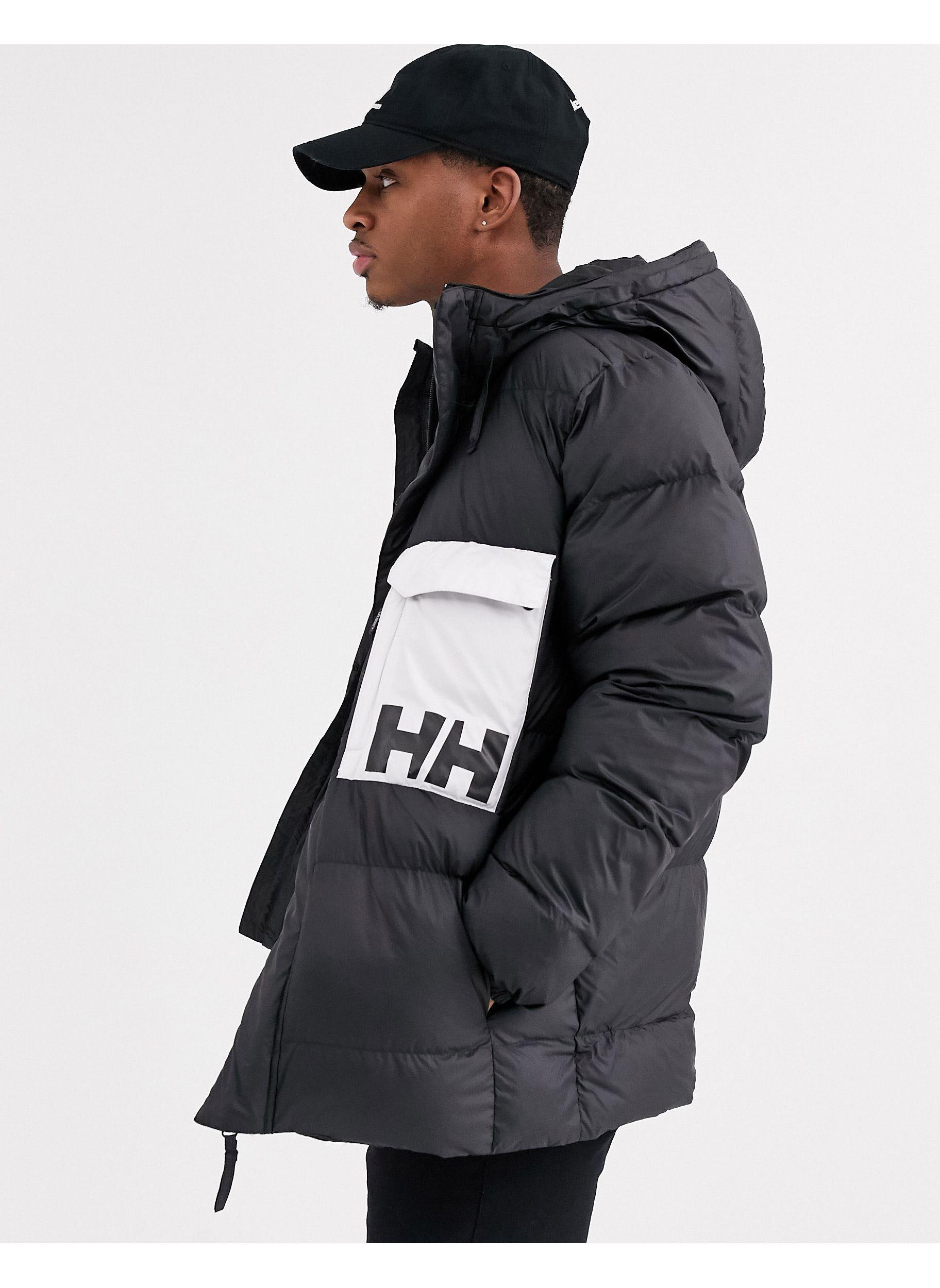 Plumífero negro P\u0026C Helly Hansen de hombre de color Negro | Lyst
