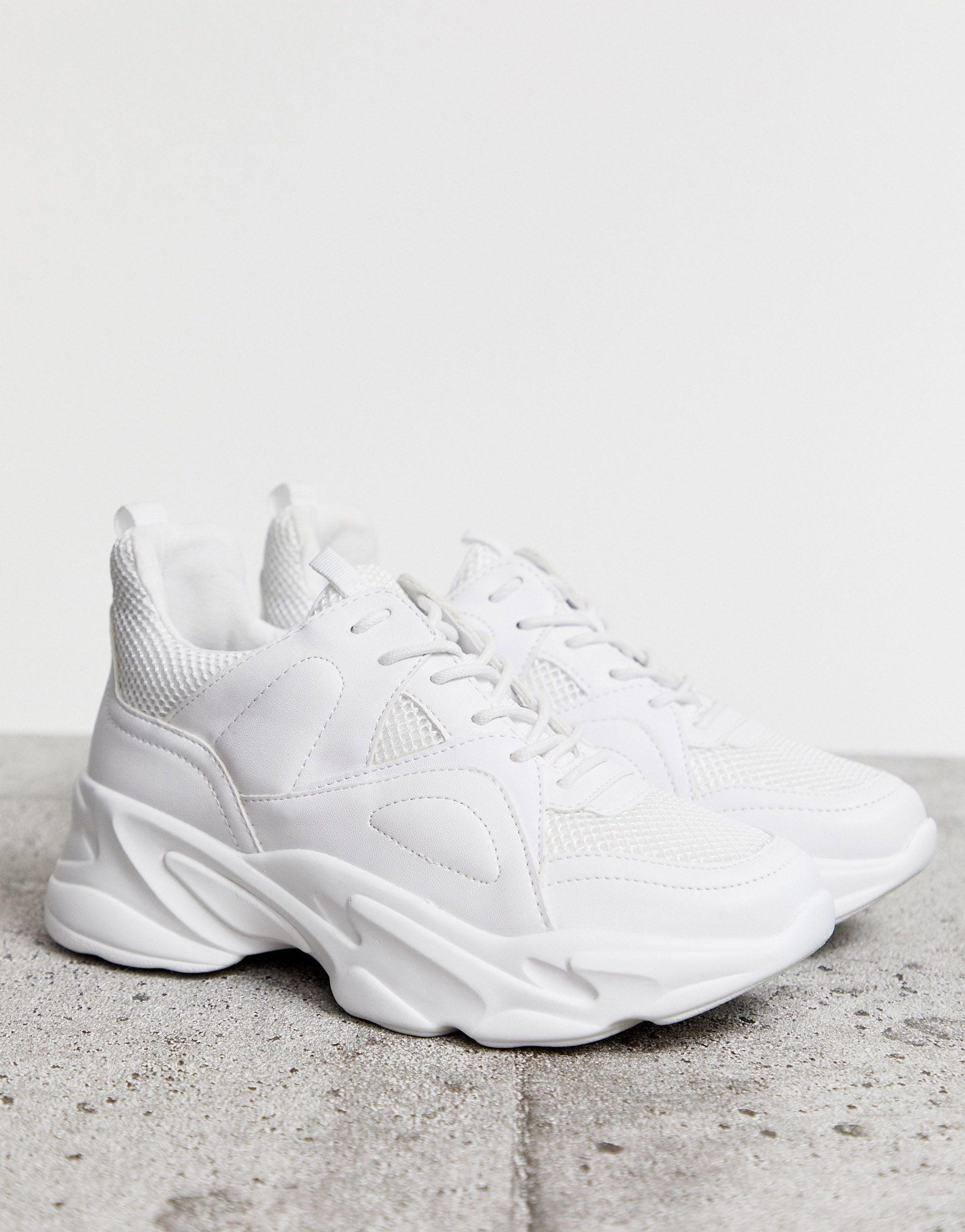 Madden Movement White Chunky Sneakers | Lyst
