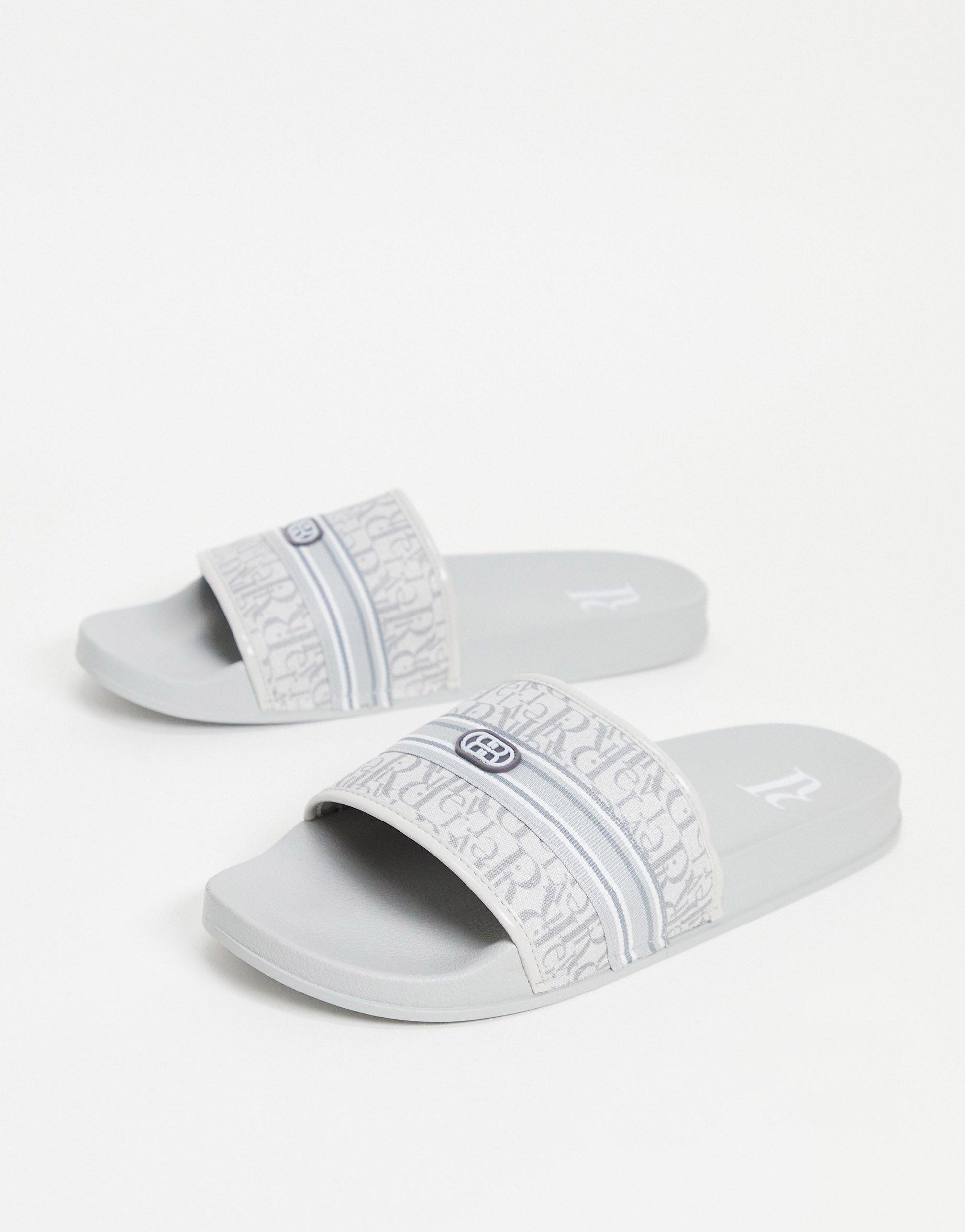 river island mens sliders