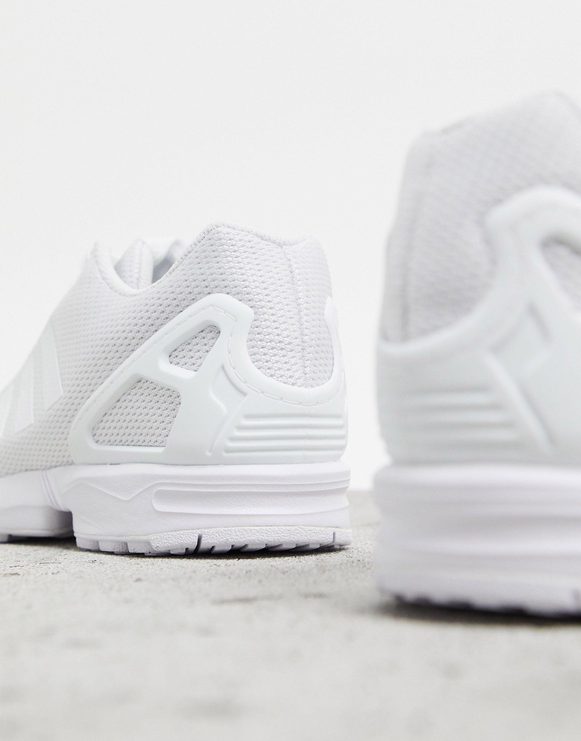 Zapatillas blancas zx flux adidas Originals de Tejido sintético de color  Blanco para hombre | Lyst